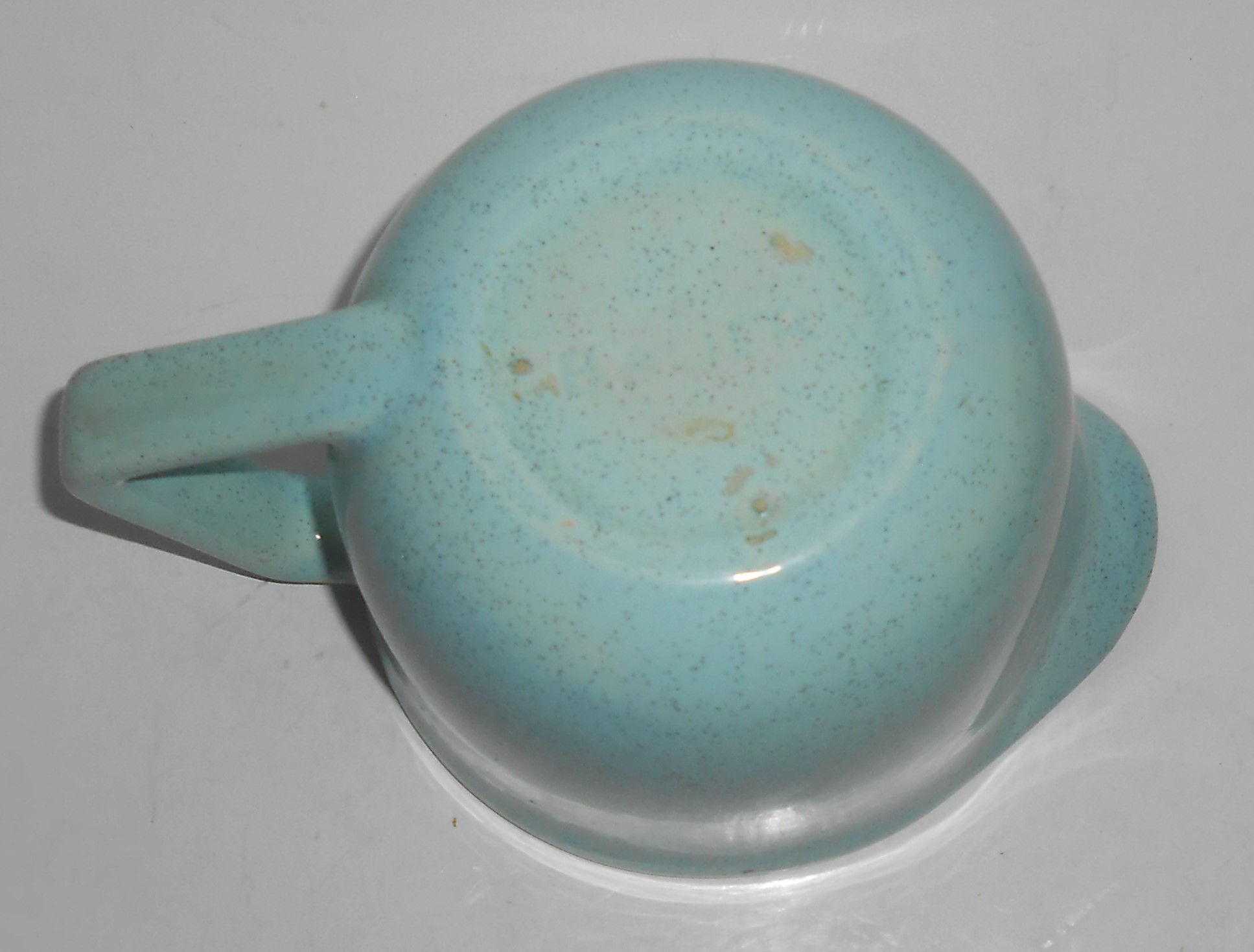 Bauer Pottery Monterey Moderne Blue Speckle 1 Quart Bea