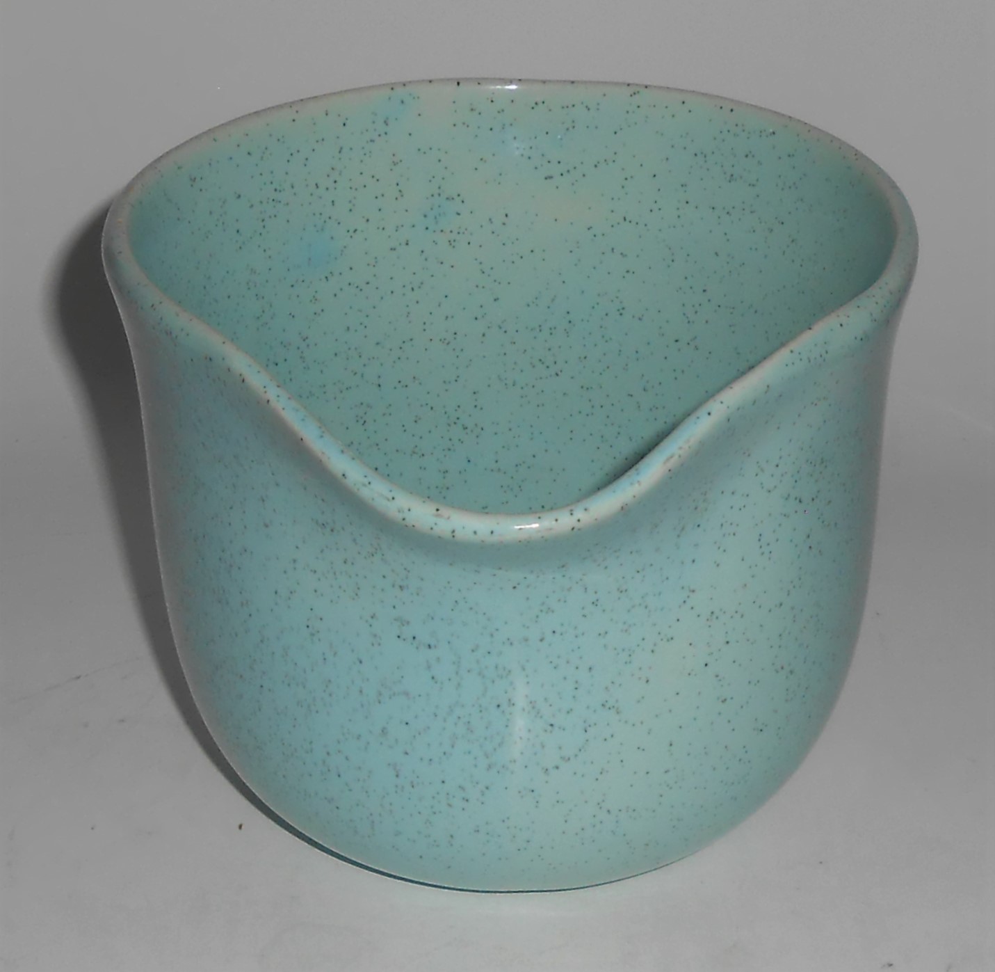 Bauer Pottery Monterey Moderne Blue Speckle 1 Quart Bea