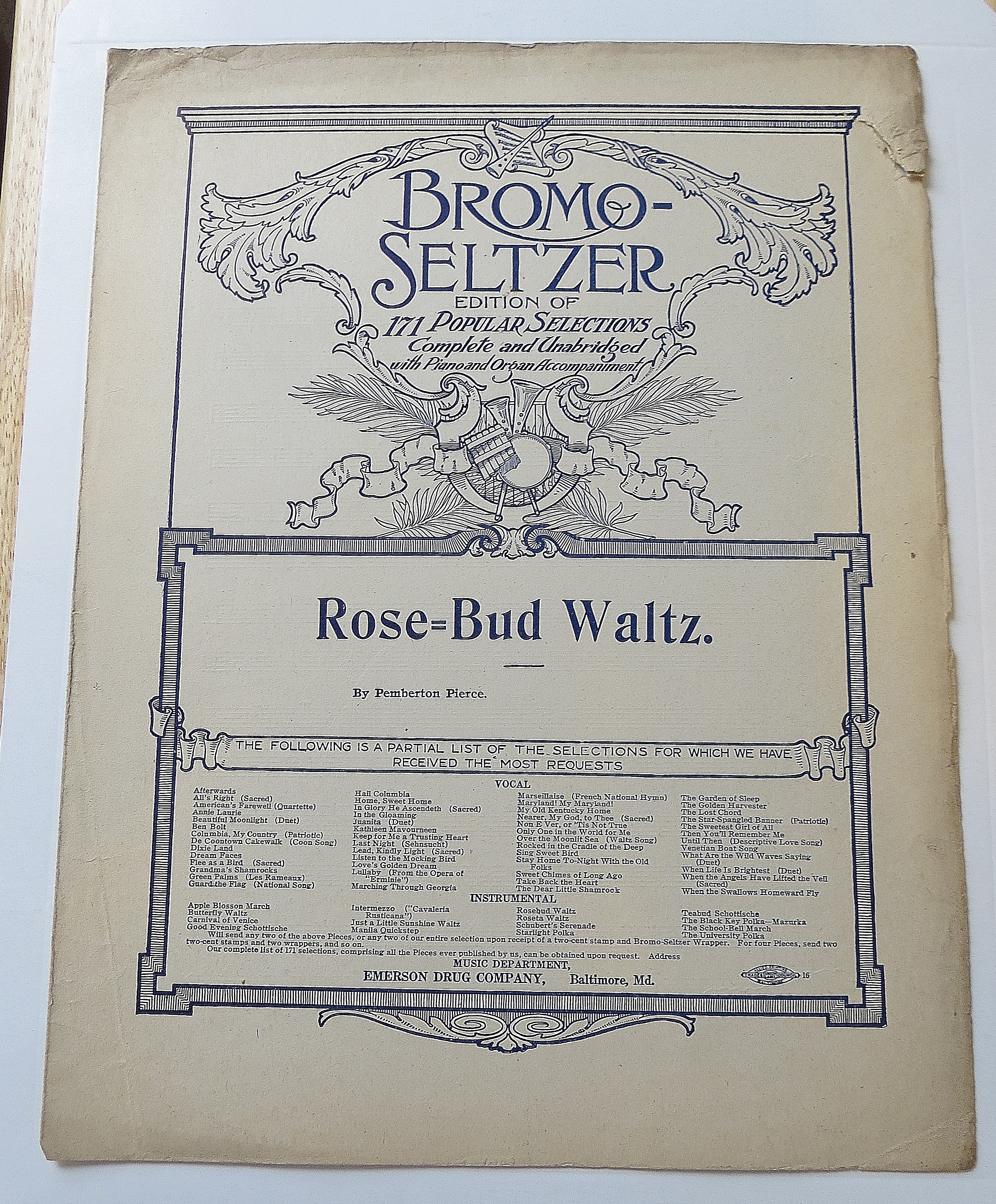 1900's Rose Bud Waltz
