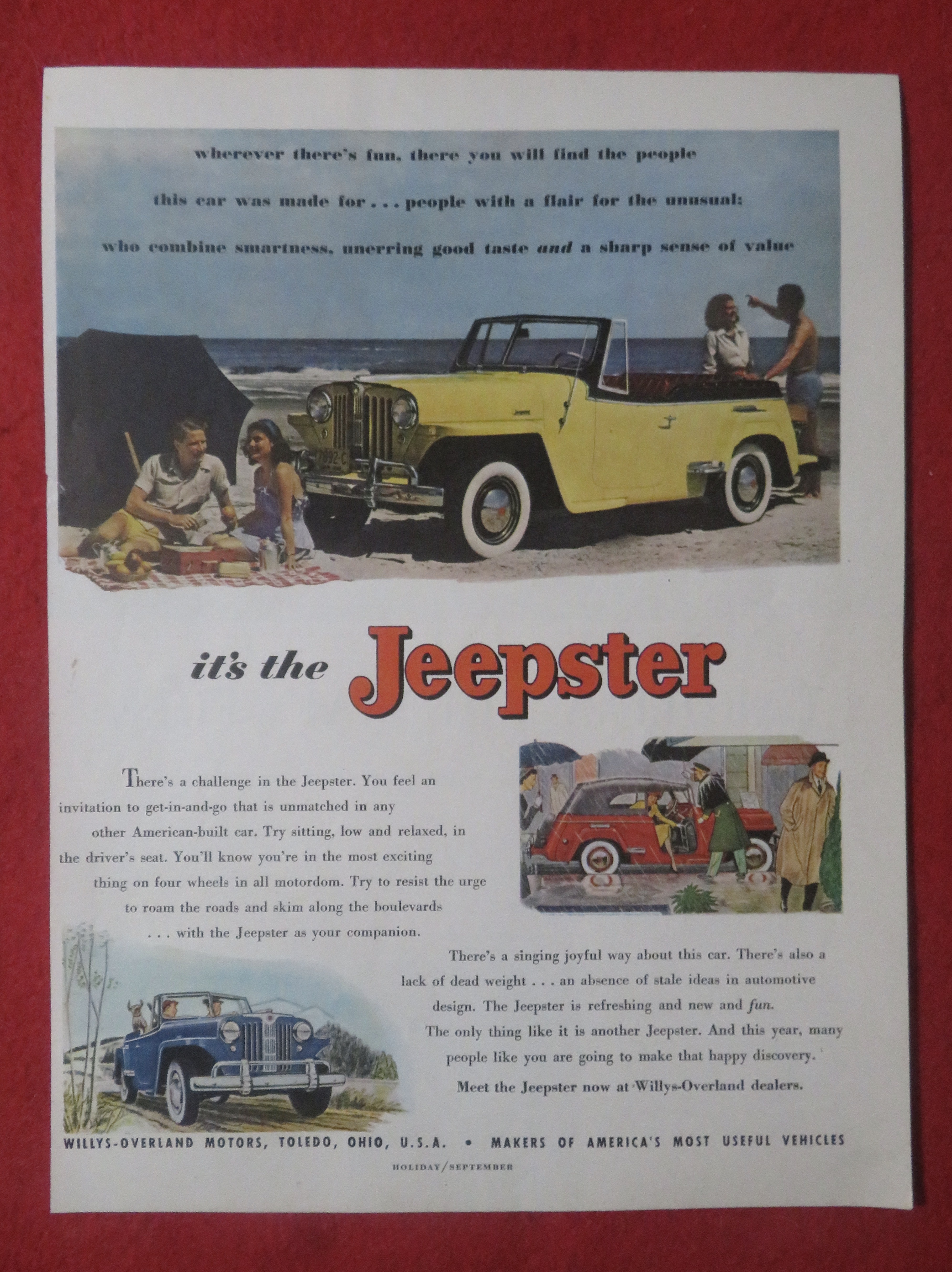 1948 Willys Automobile with The Jeepster