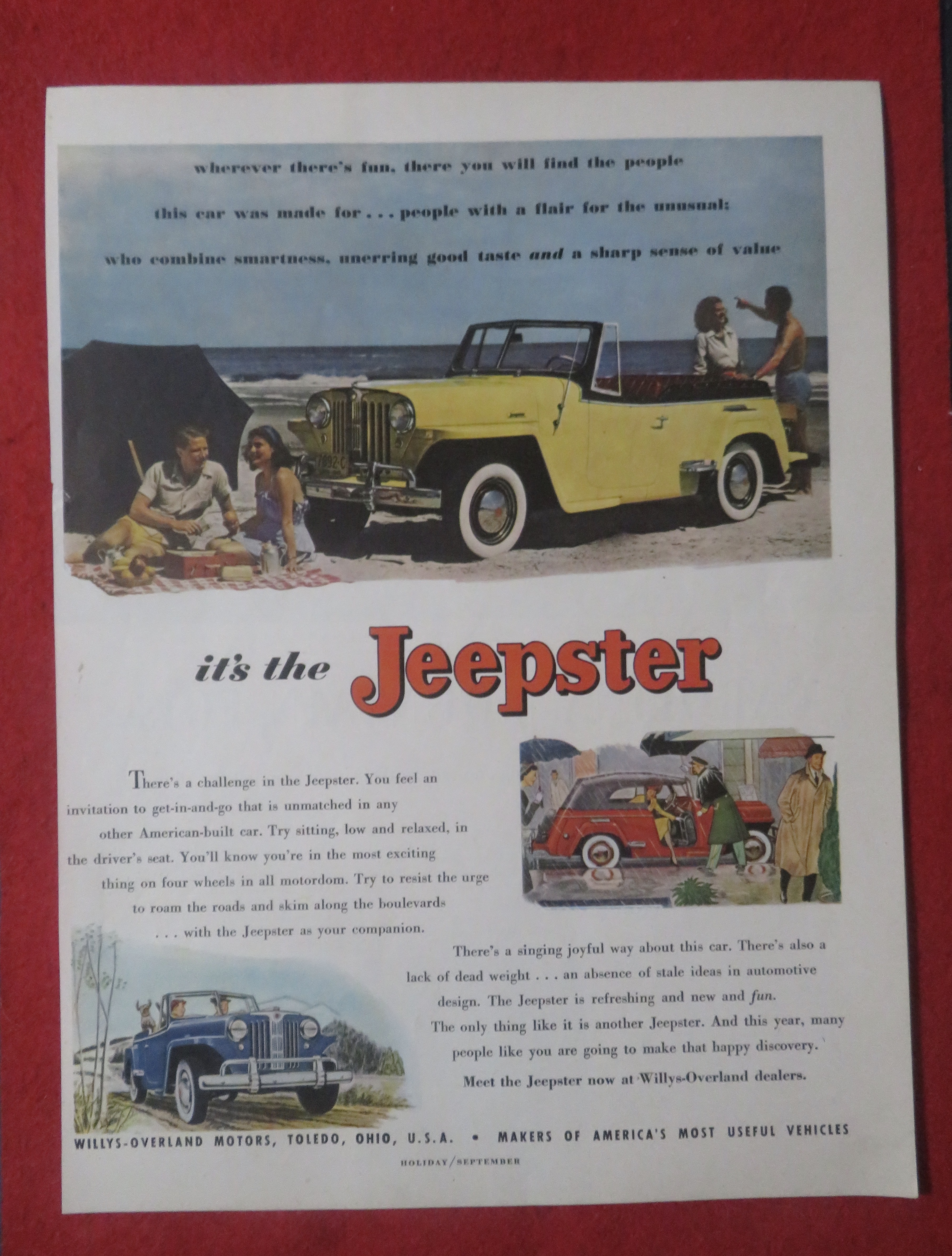1948 Willys Automobile with The Jeepster