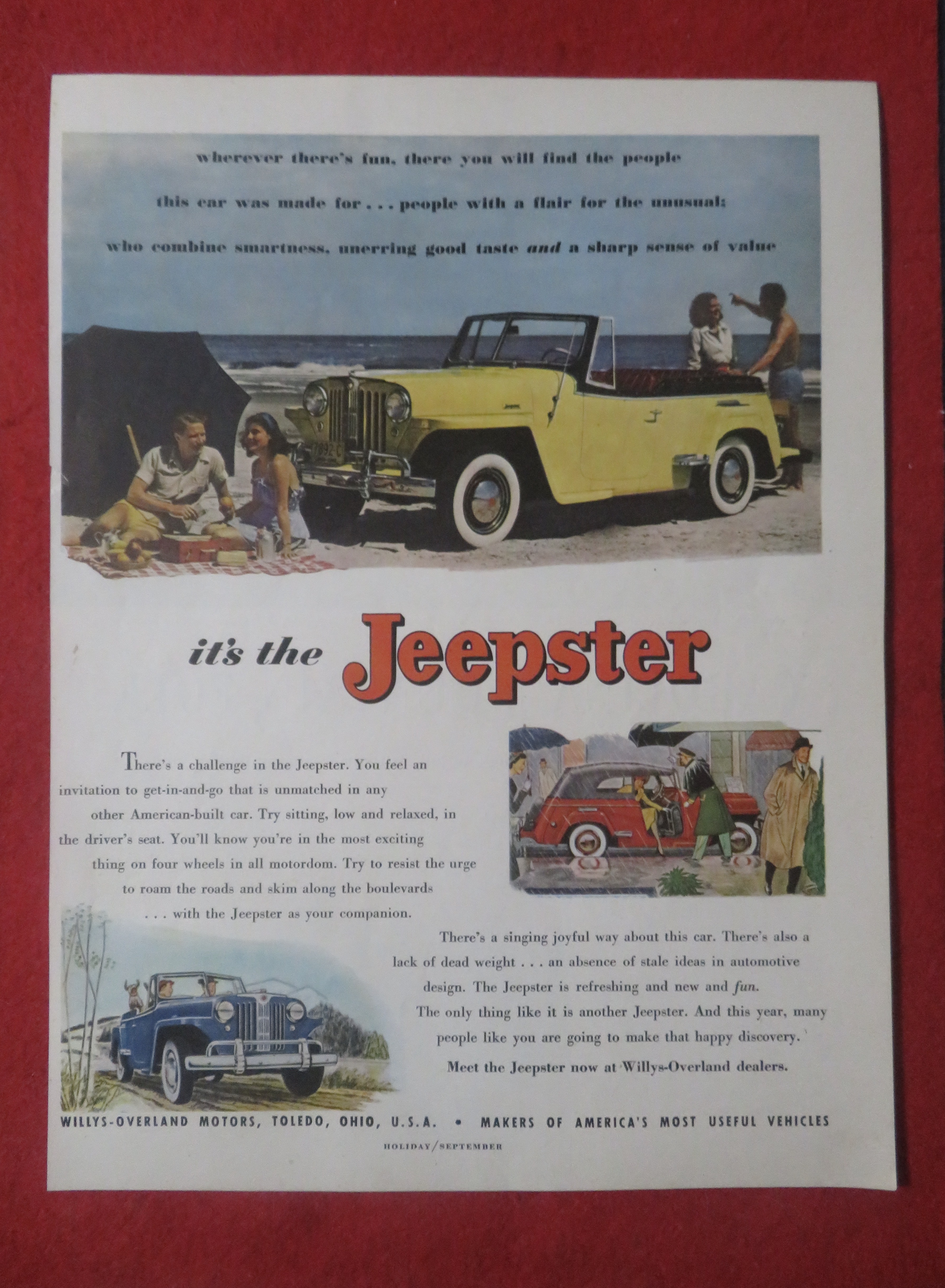 1948 Willys Automobile with The Jeepster