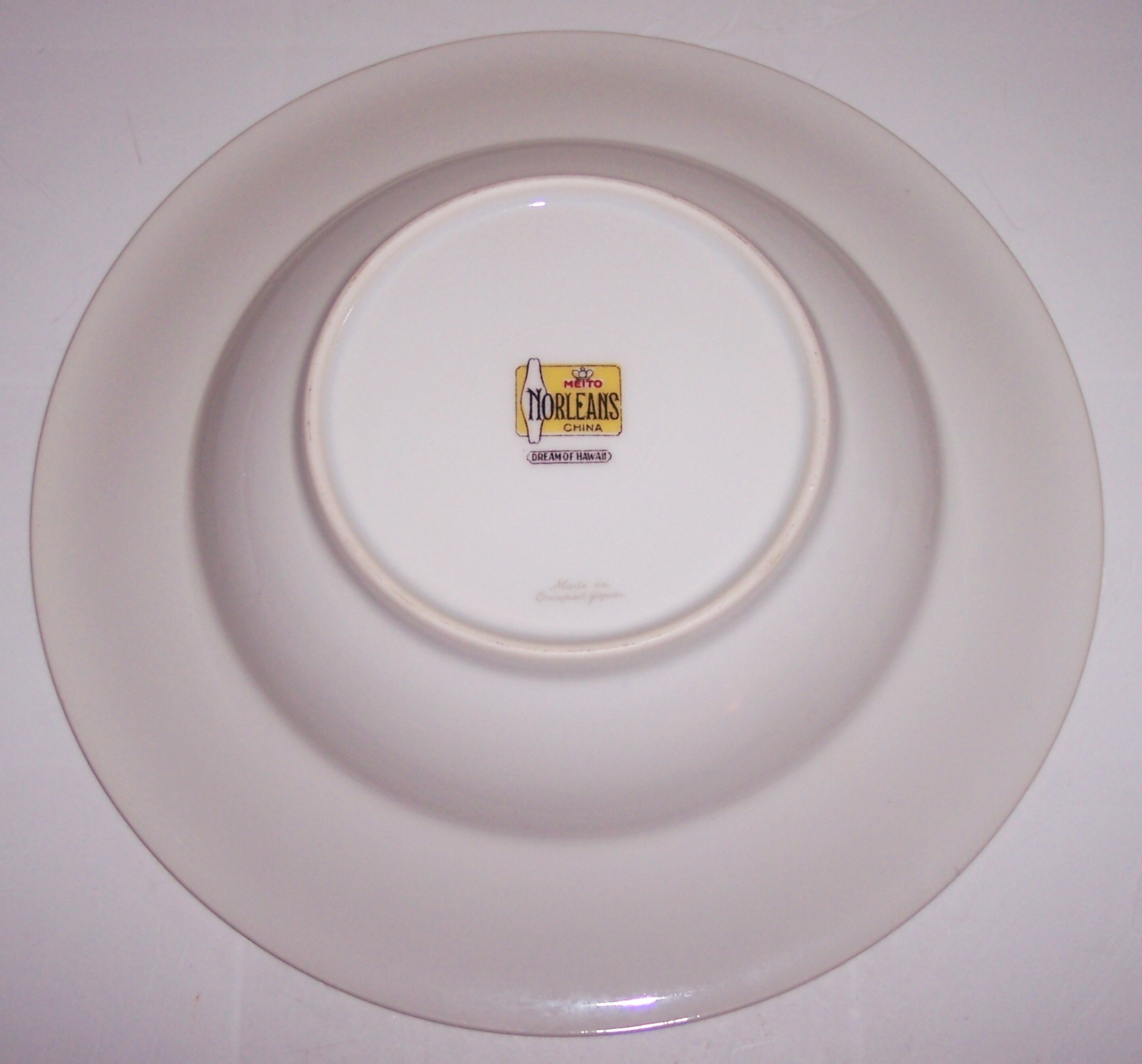 Meito China Occupied Japan Dream Of Hawaii Soup Bowl!