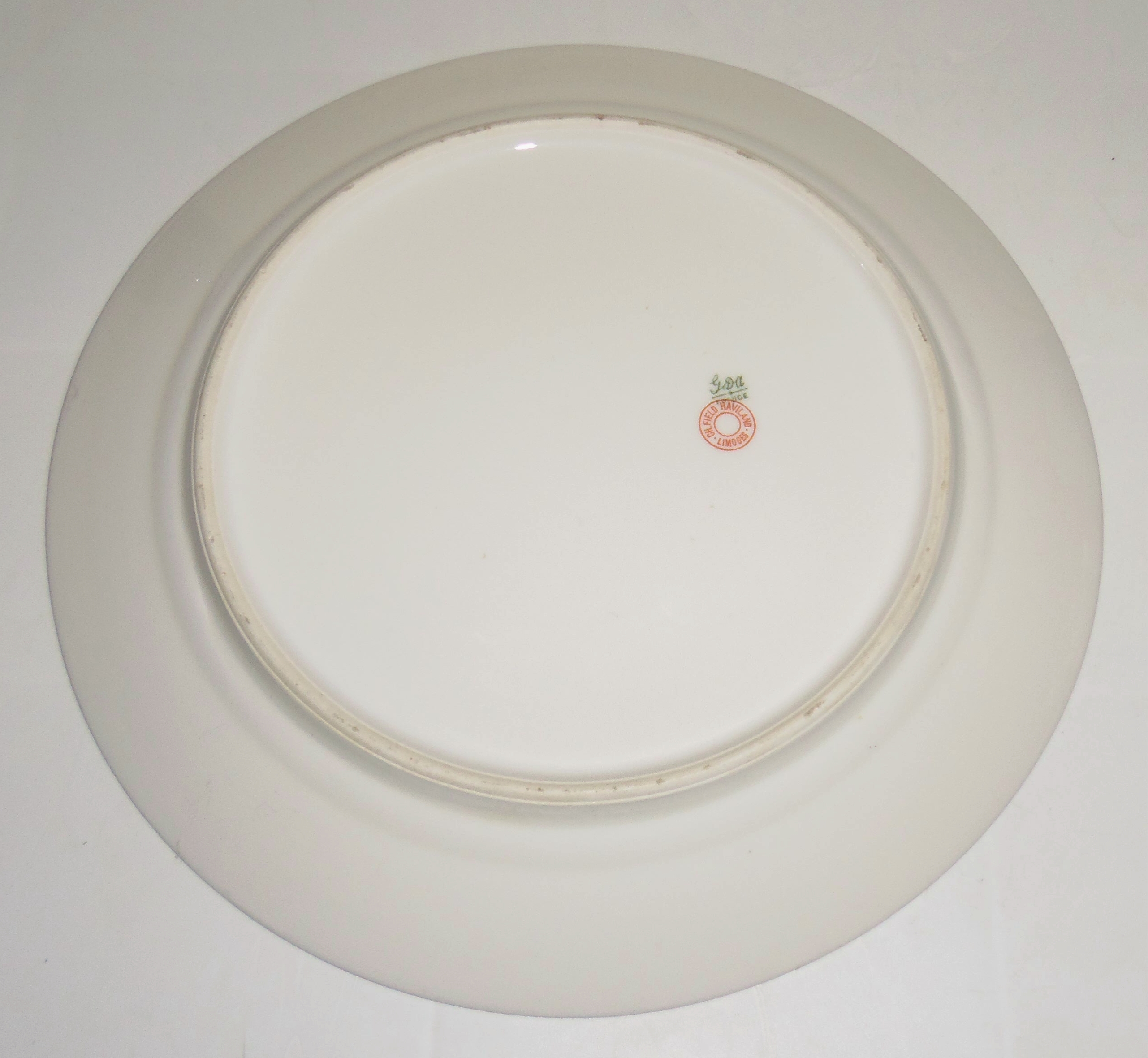 Chas Field Haviland Limoges Fruit Basket Dinner Plate