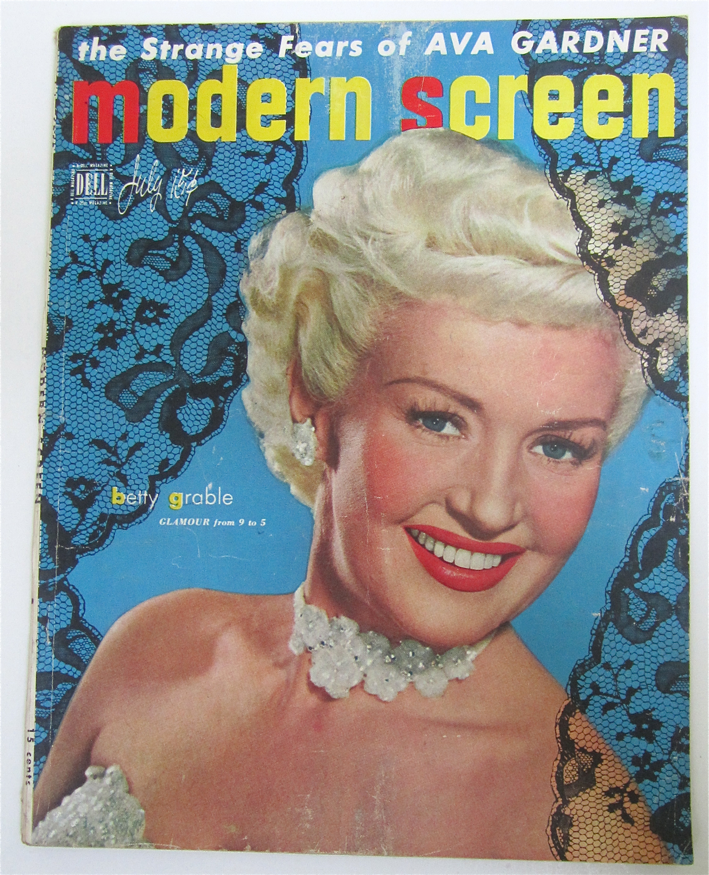 Modern Screen Magazine July 1950 Betty Grable