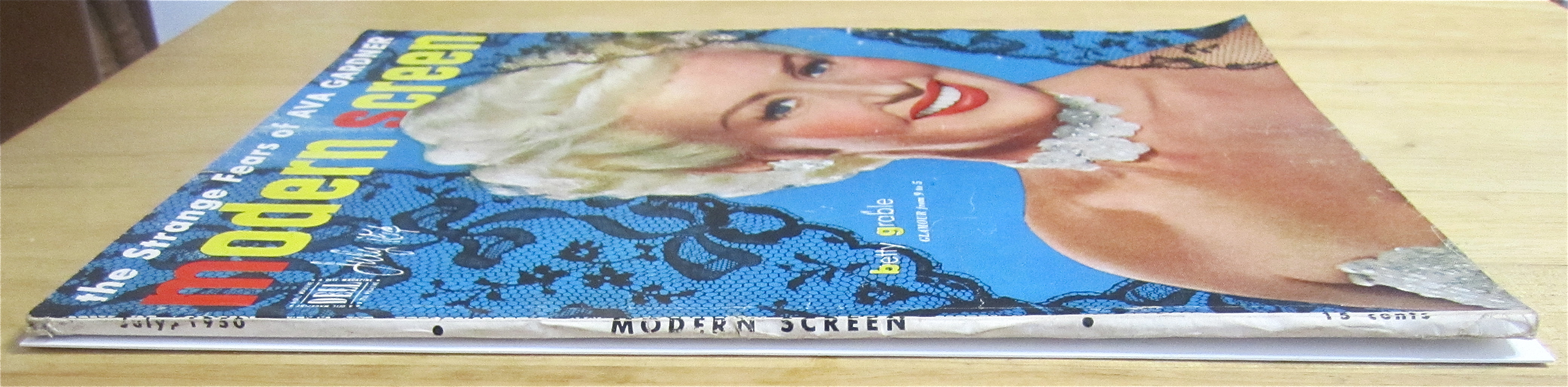 Modern Screen Magazine July 1950 Betty Grable