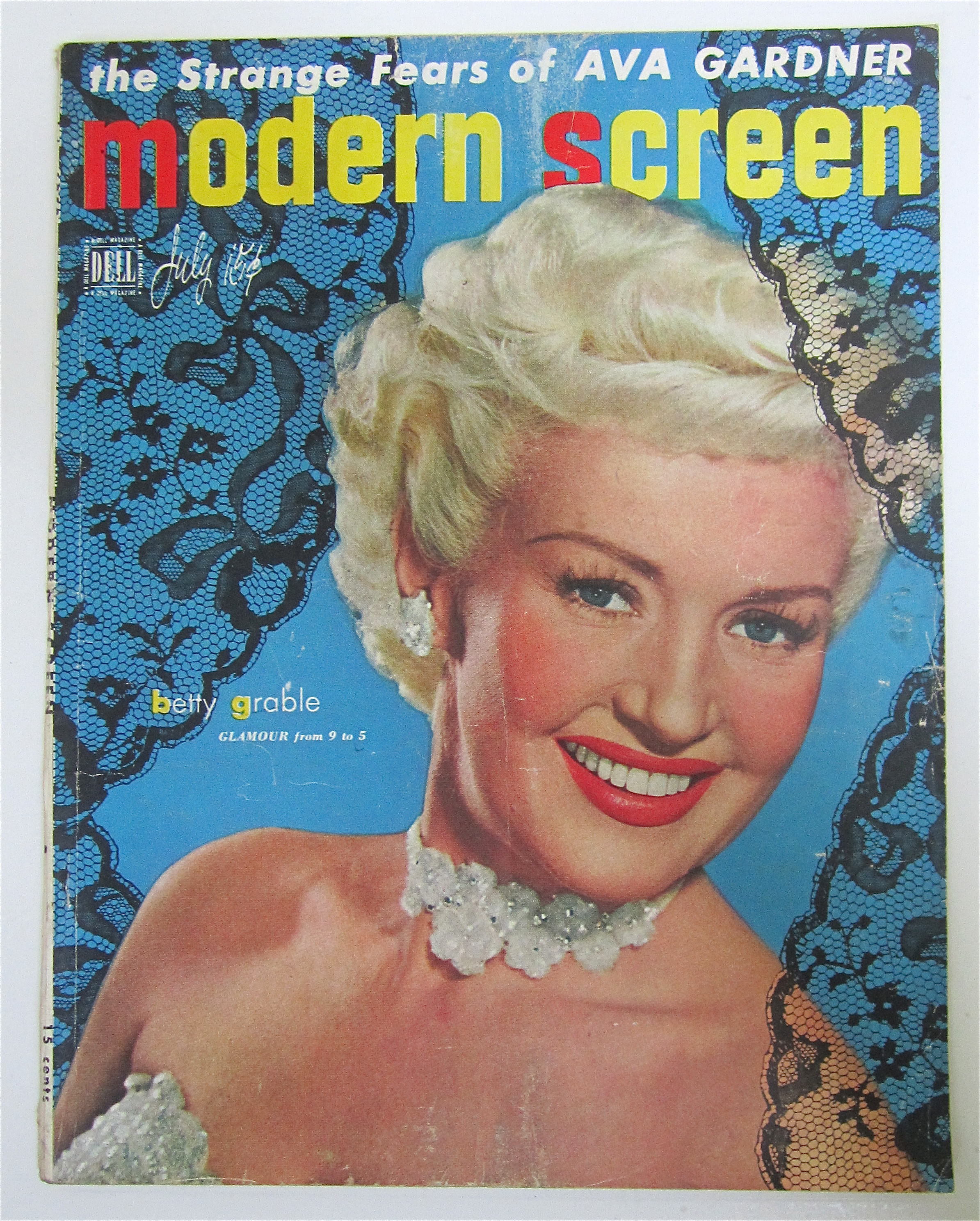 Modern Screen Magazine July 1950 Betty Grable