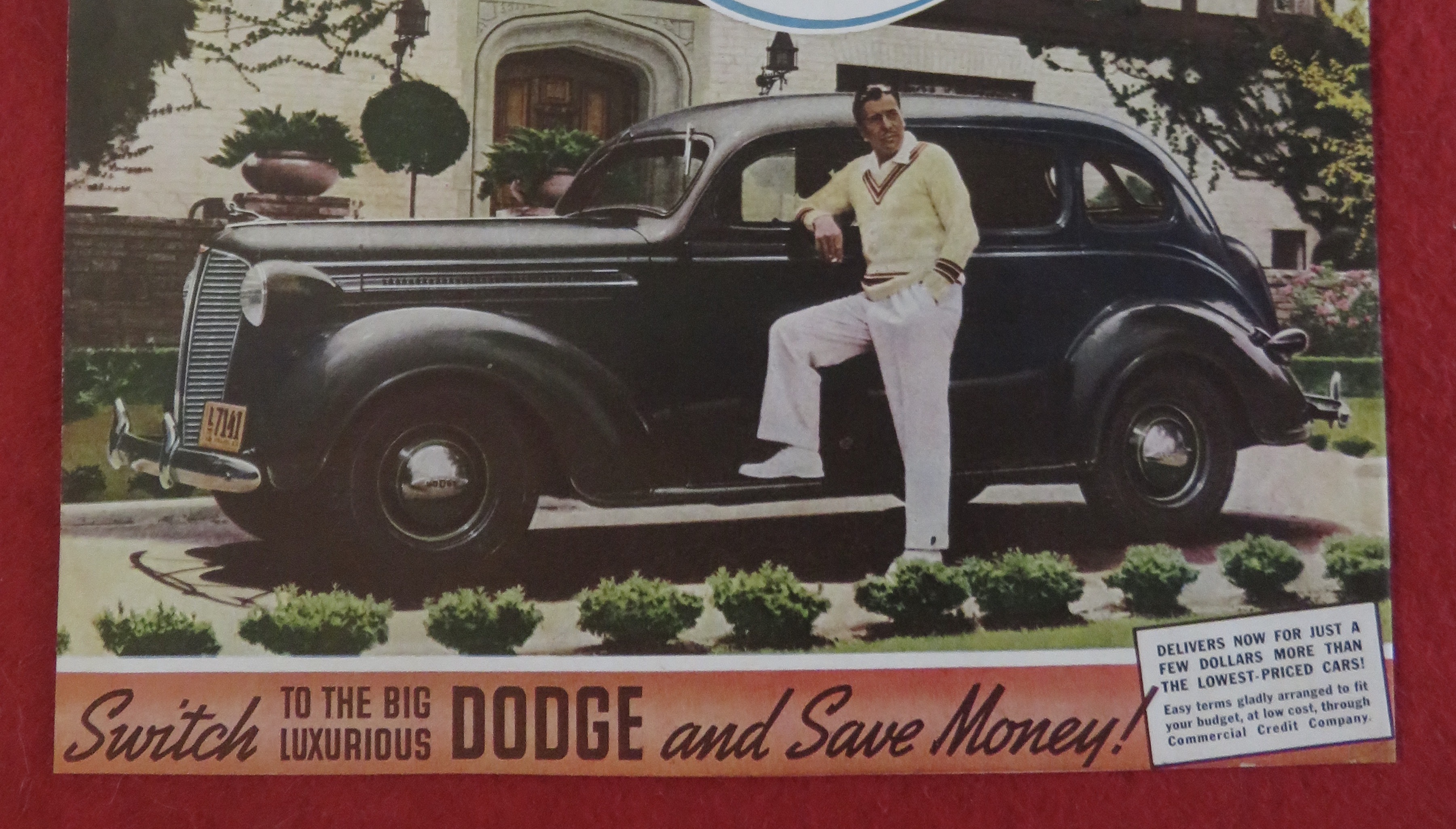 1937 Dodge Automobile with Warner Baxter