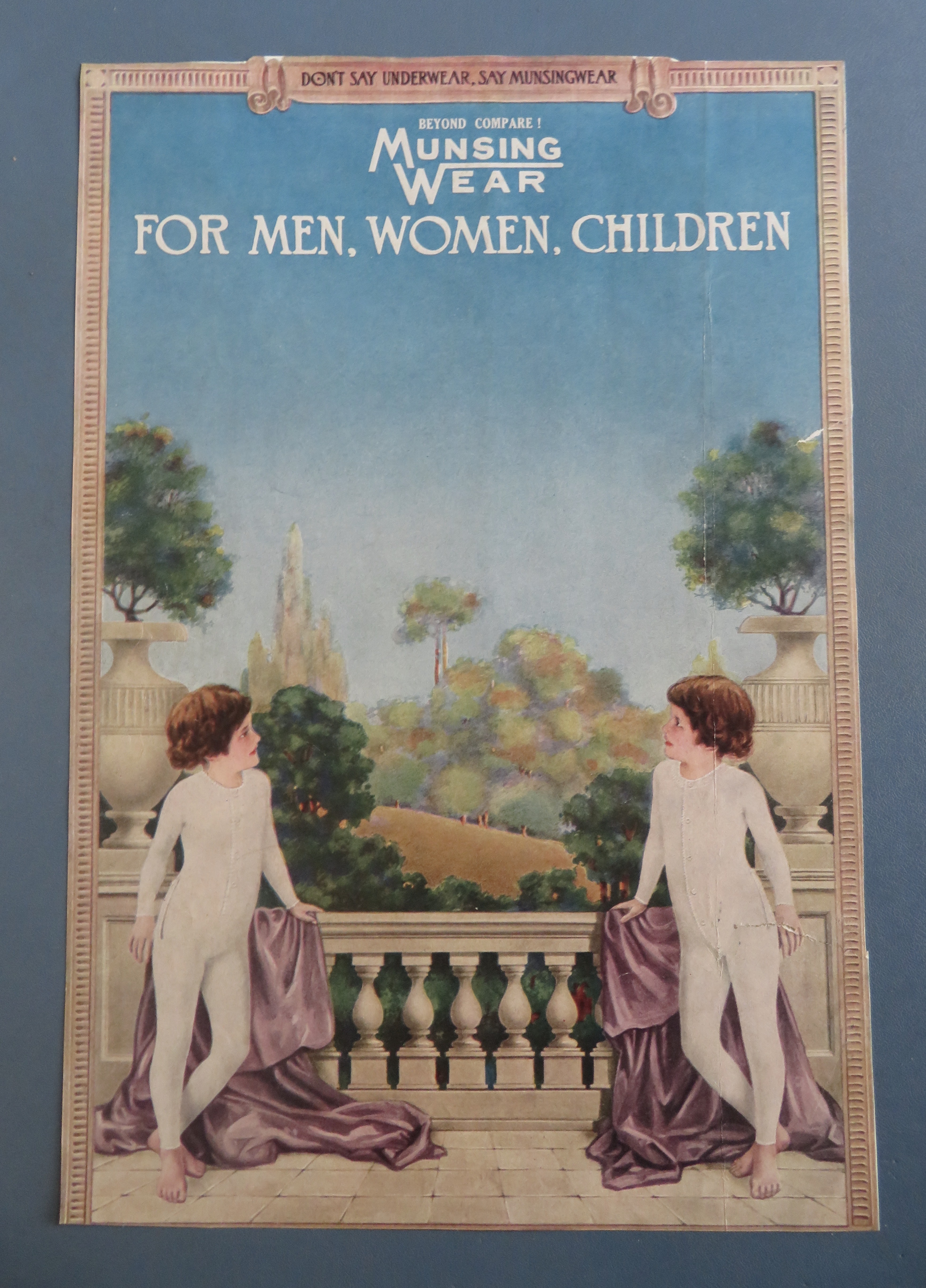 1920's Munsingwear with Children in Union Suits