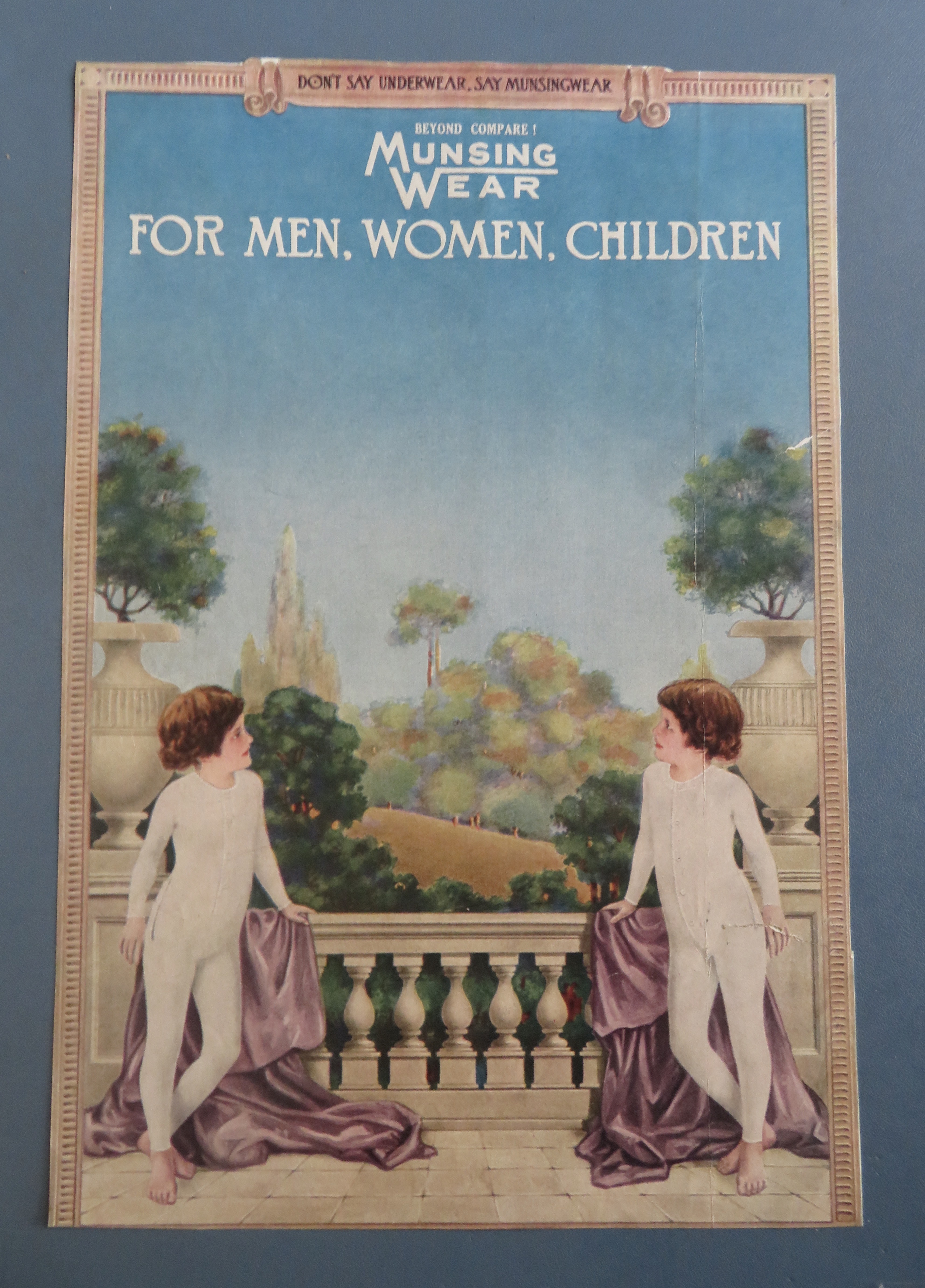 1920's Munsingwear with Children in Union Suits
