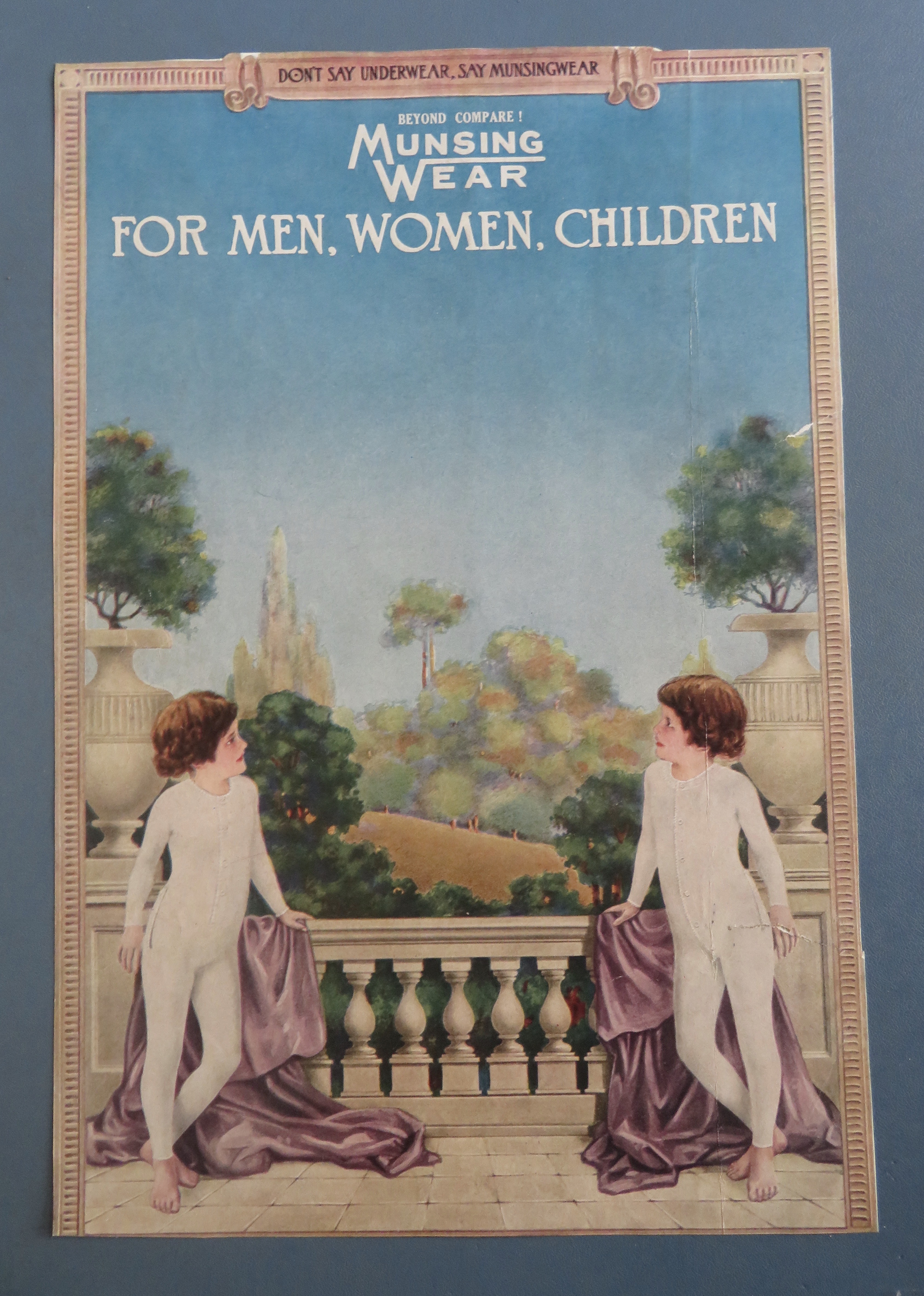 1920's Munsingwear with Children in Union Suits