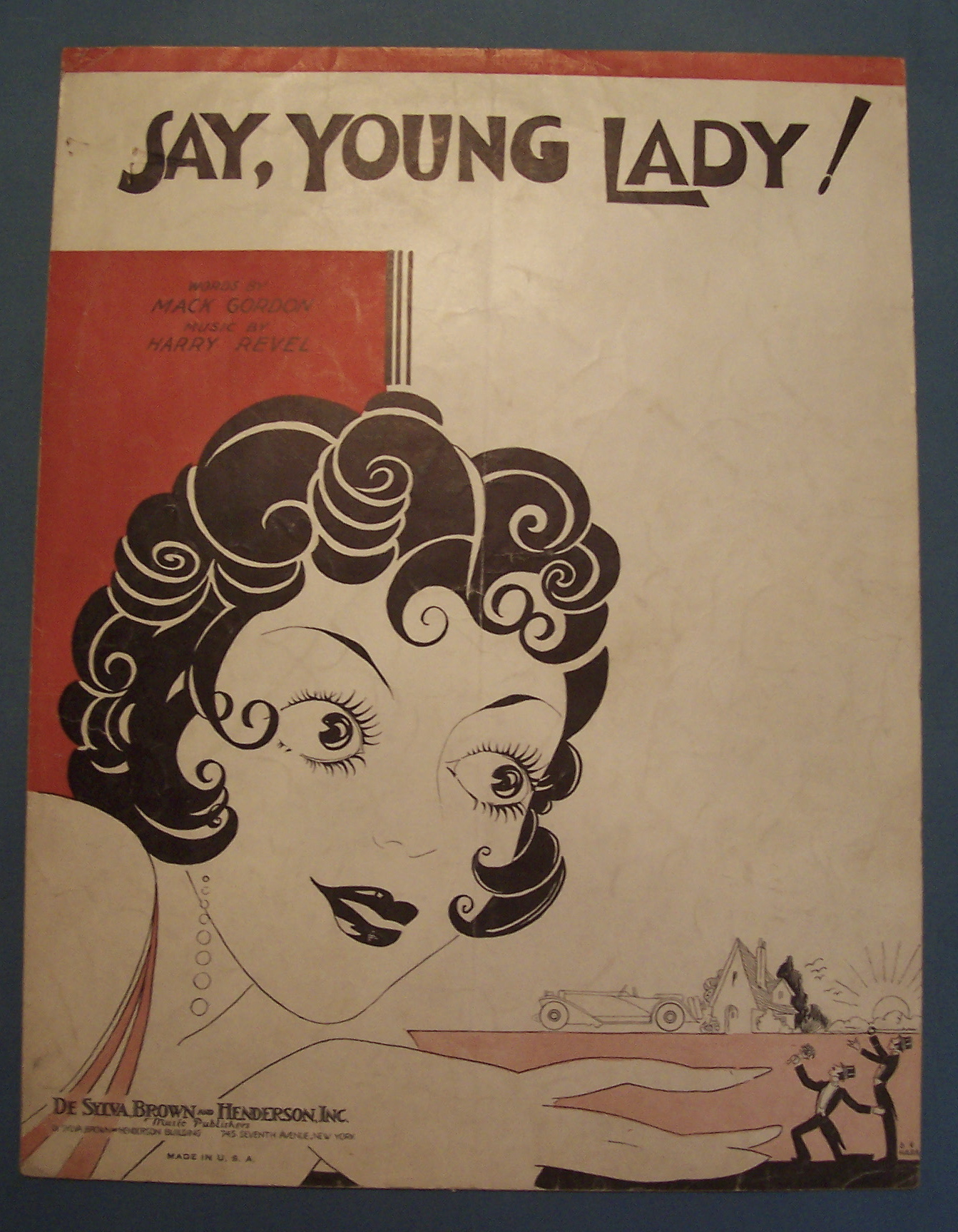Sheet Music of 1932 Say, Young Lady!