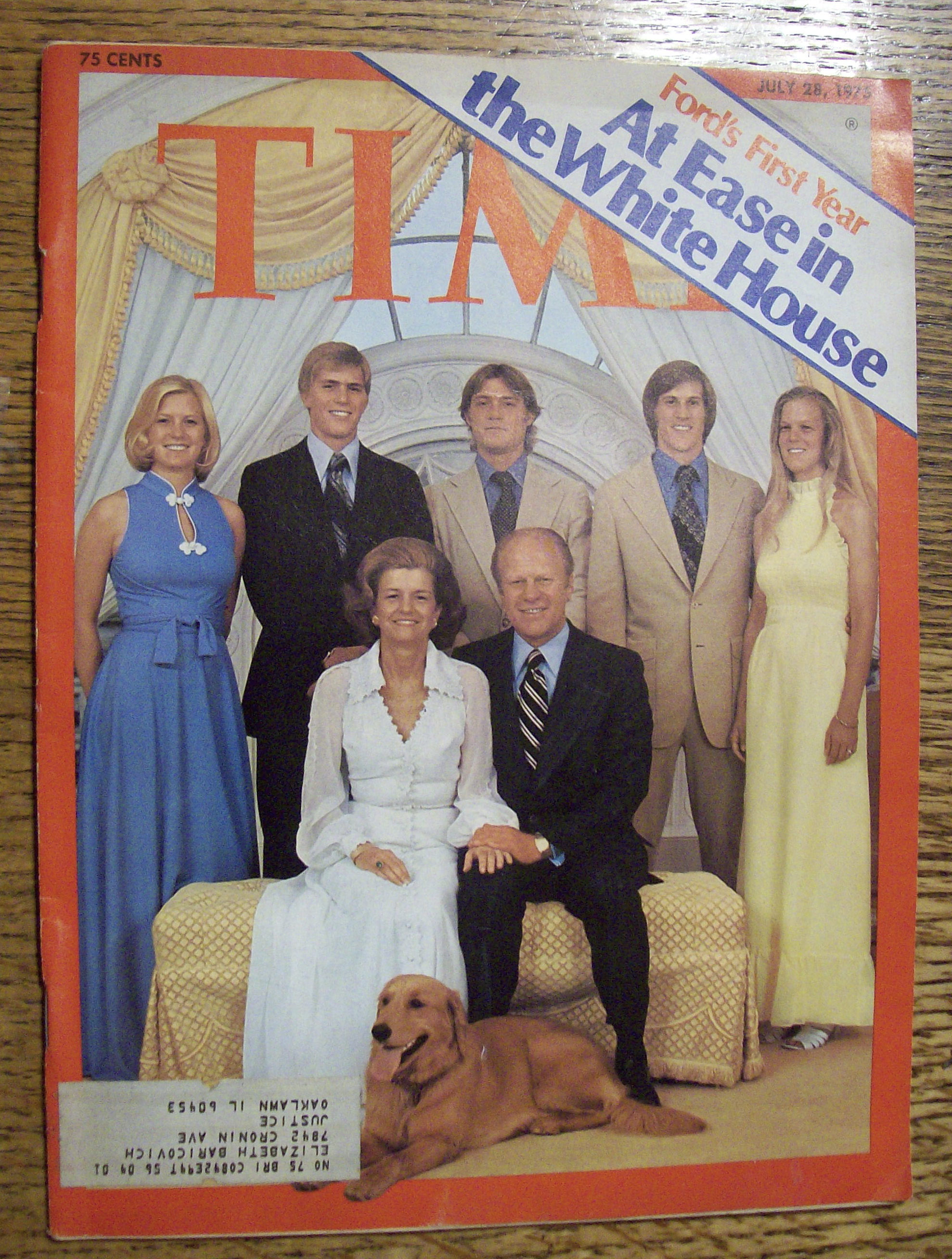 Time Magazine - July  28, 1975 - Ford's First Year