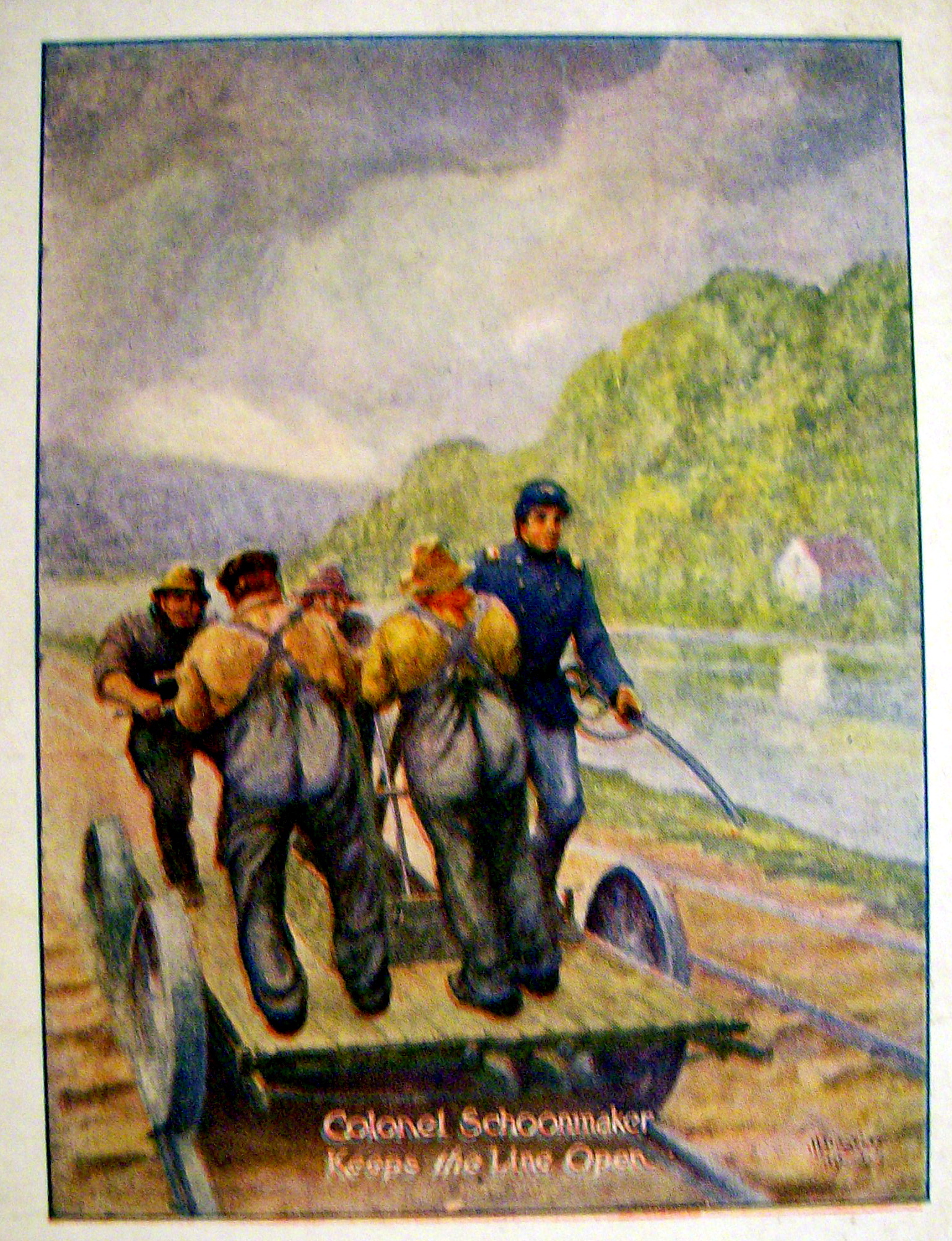 Colonel Schoomaker Postcard (Baltimore & Ohio)