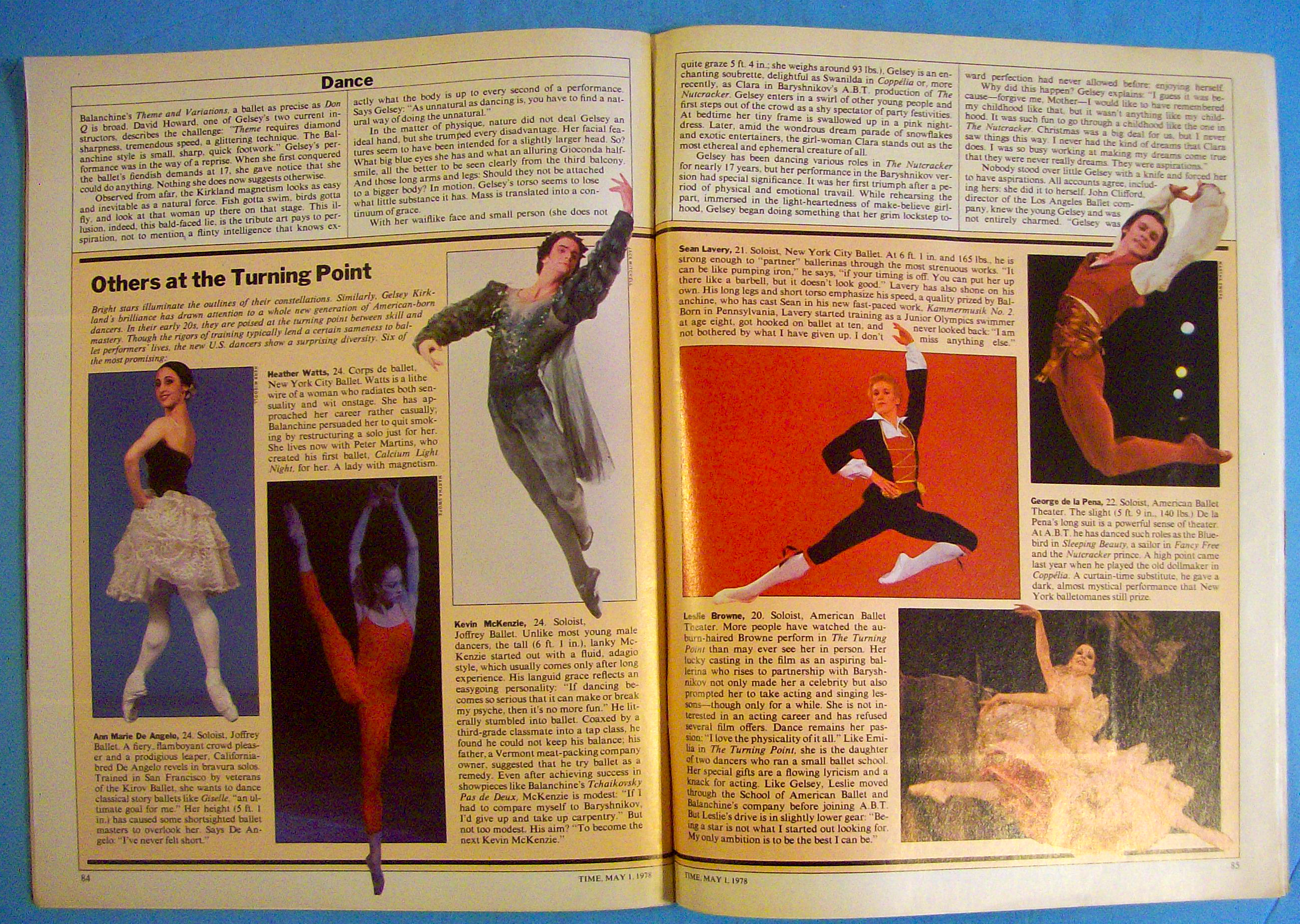 Time Magazine May 1, 1978 U.S. Ballet Soars