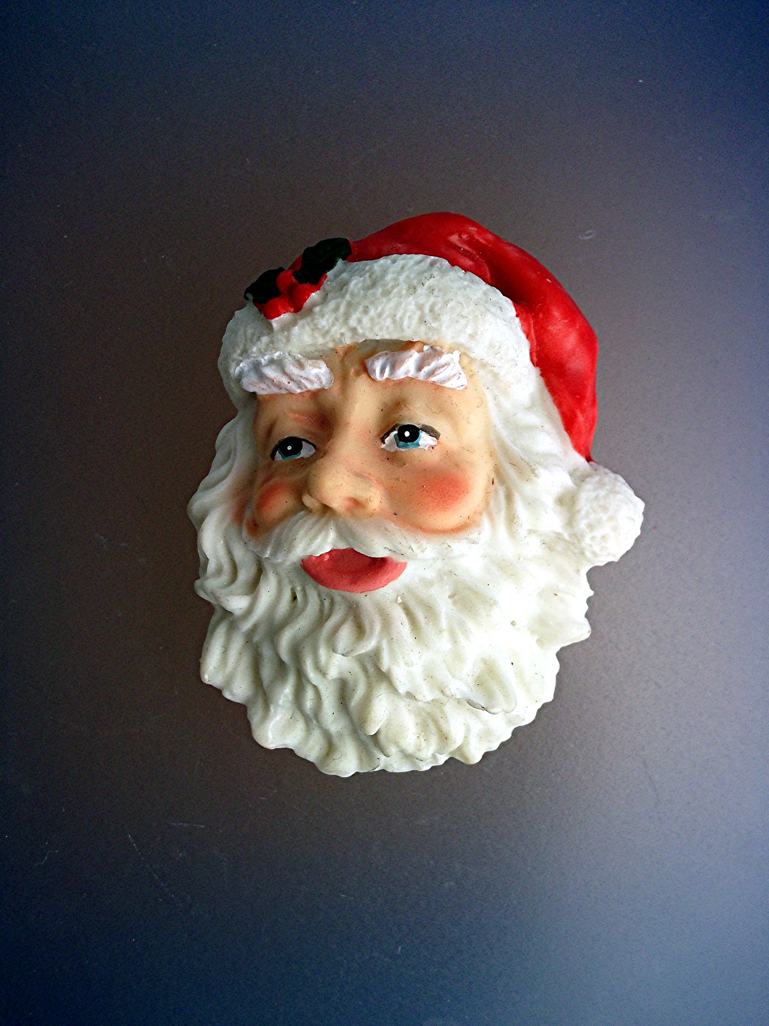 Magnet Santa Claus face ornament