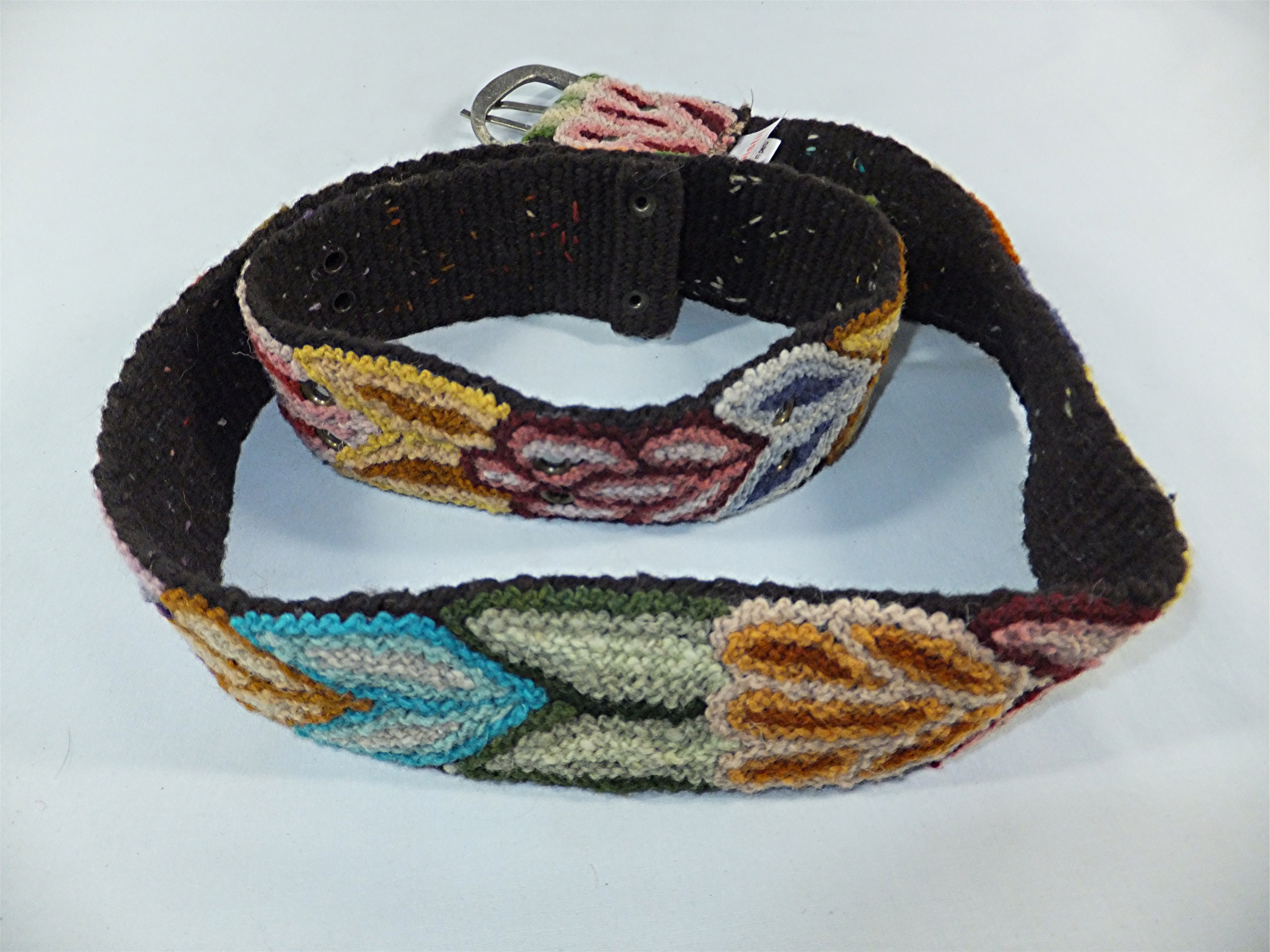 Belt Hand Woven 100% Wool Peru Pistil Andina