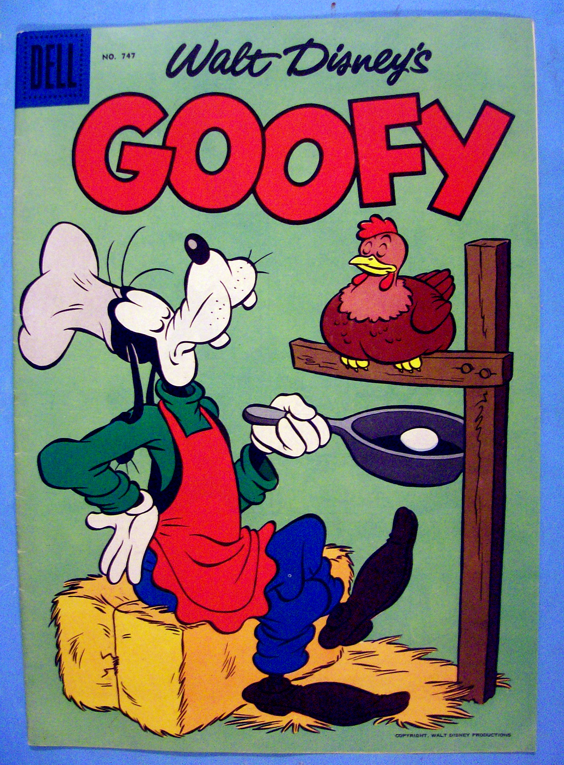 Walt Disney's Goofy Comic Cover #747 1956 Goofy