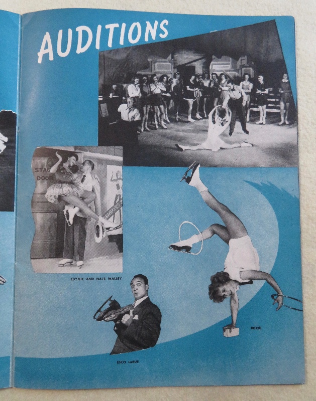 Original 1947 Sexy George Petty Pin Up Girl Ice Capades Program