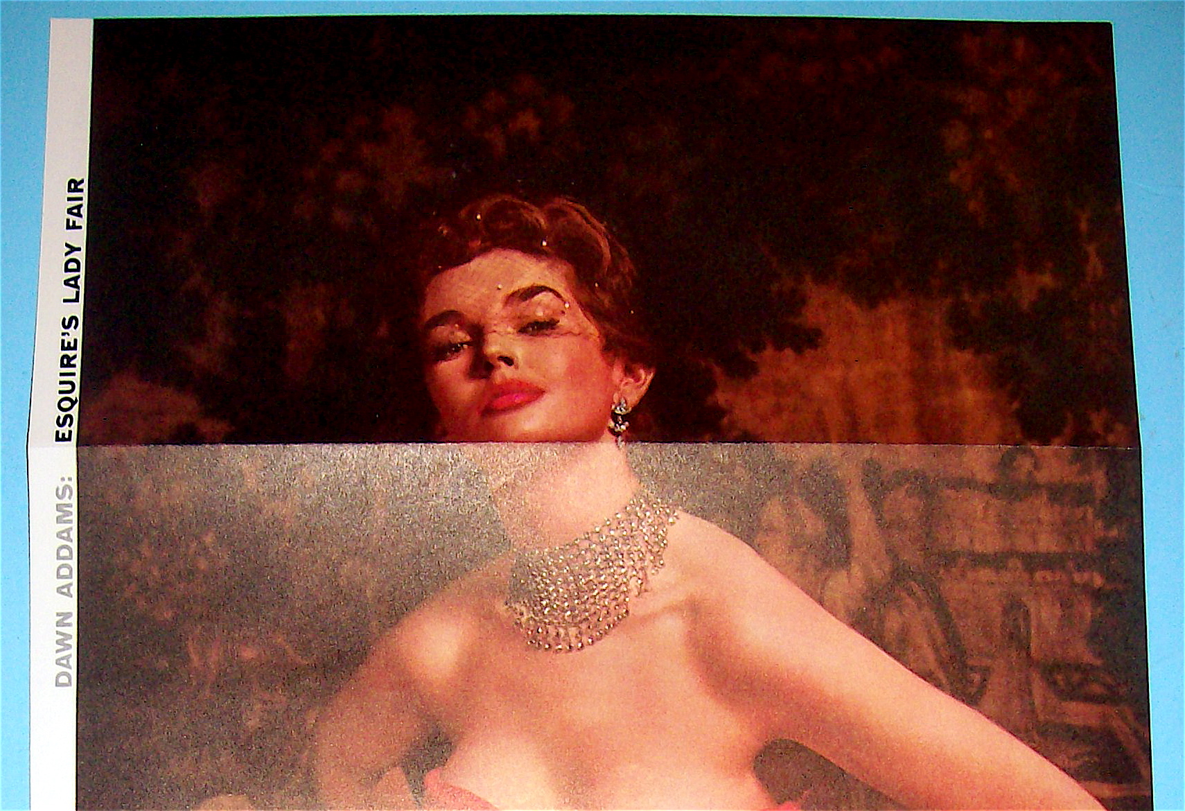 Esquire (Lady Fair) Pin Up Girl 1954 Dawn Addams