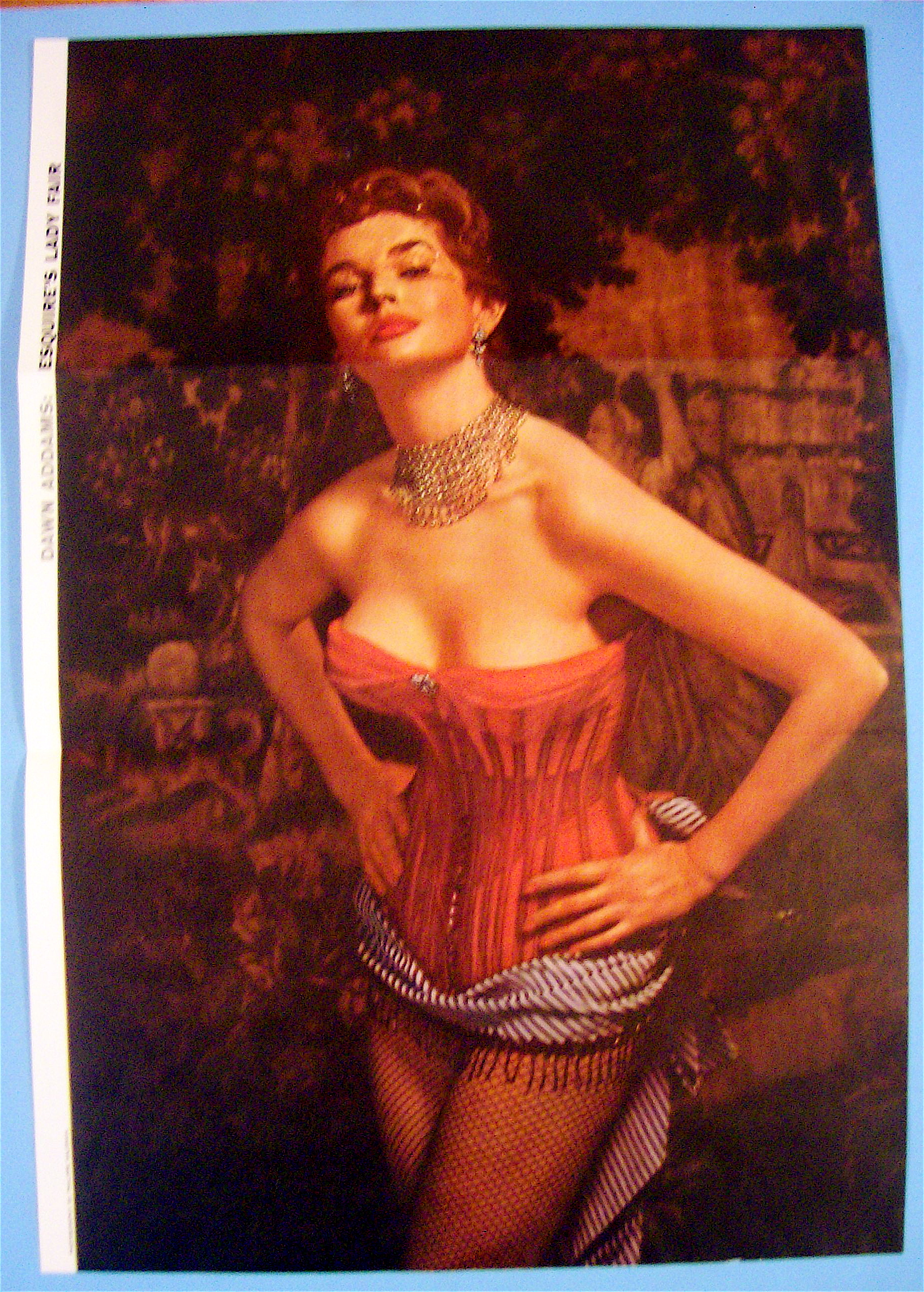 Esquire (Lady Fair) Pin Up Girl 1954 Dawn Addams