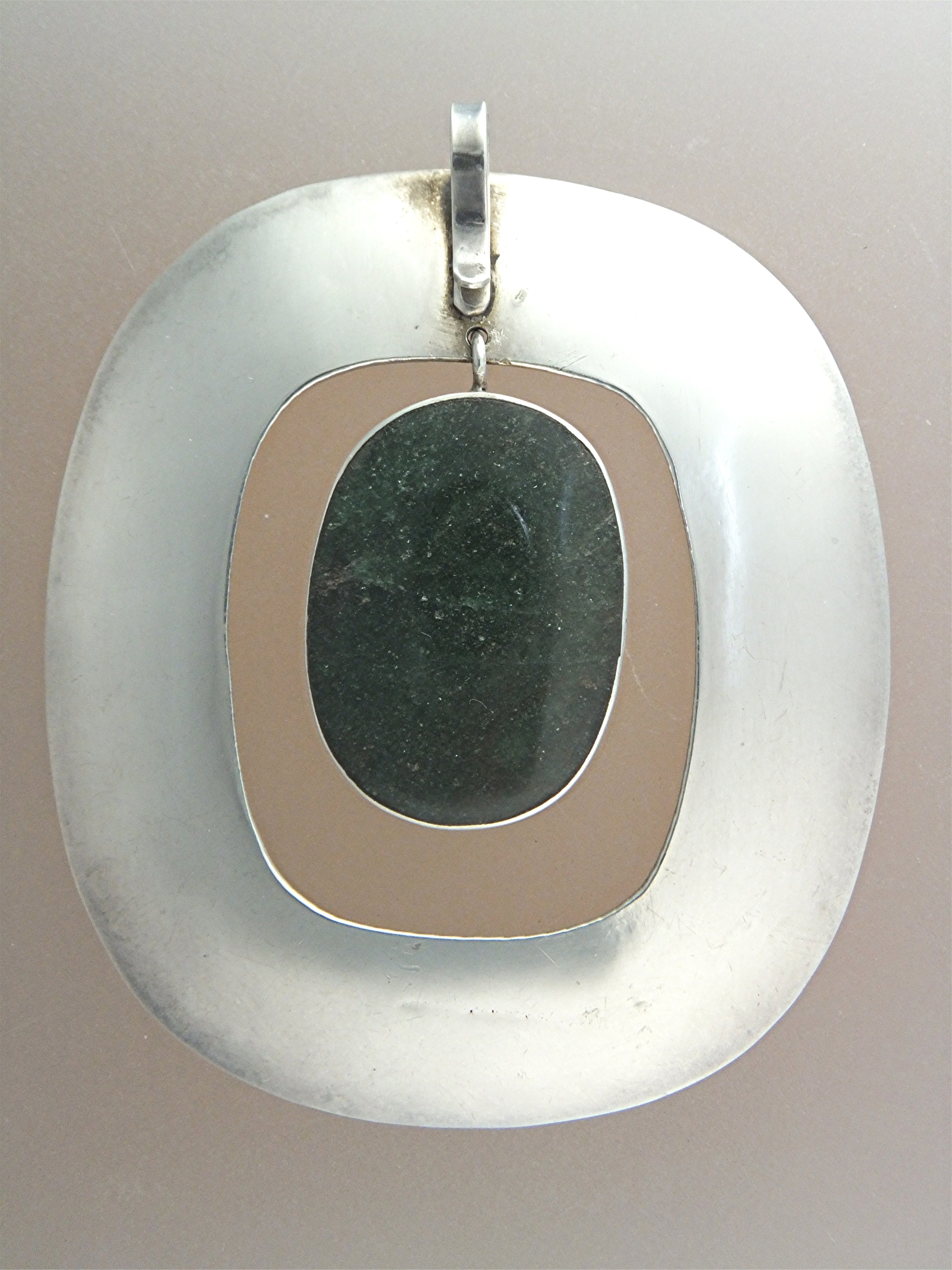 Pendant Sterling Silver Mexico Eagle 3 AZ
