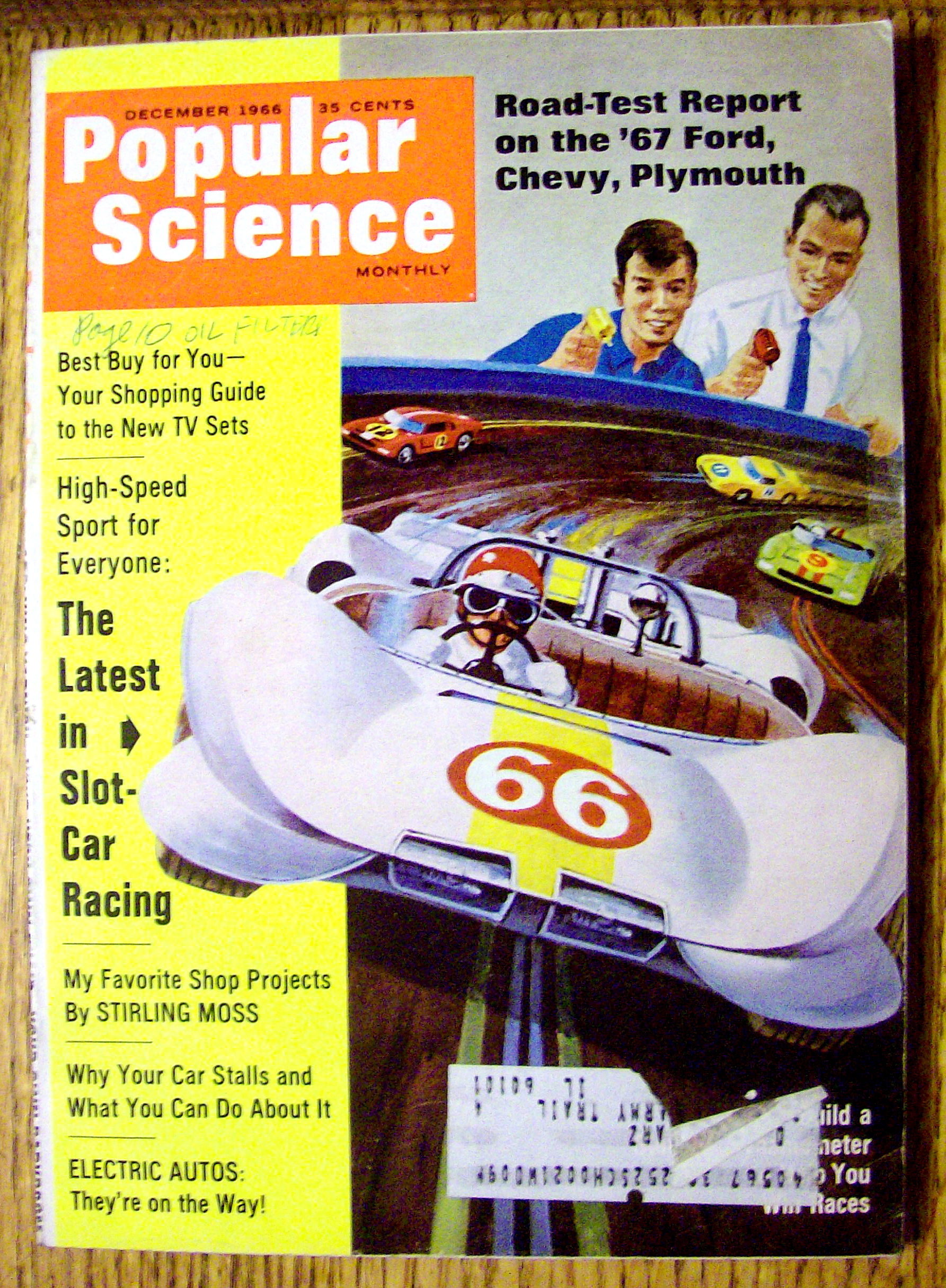 Popular Science December 1966 Latest In Slot Car Racing