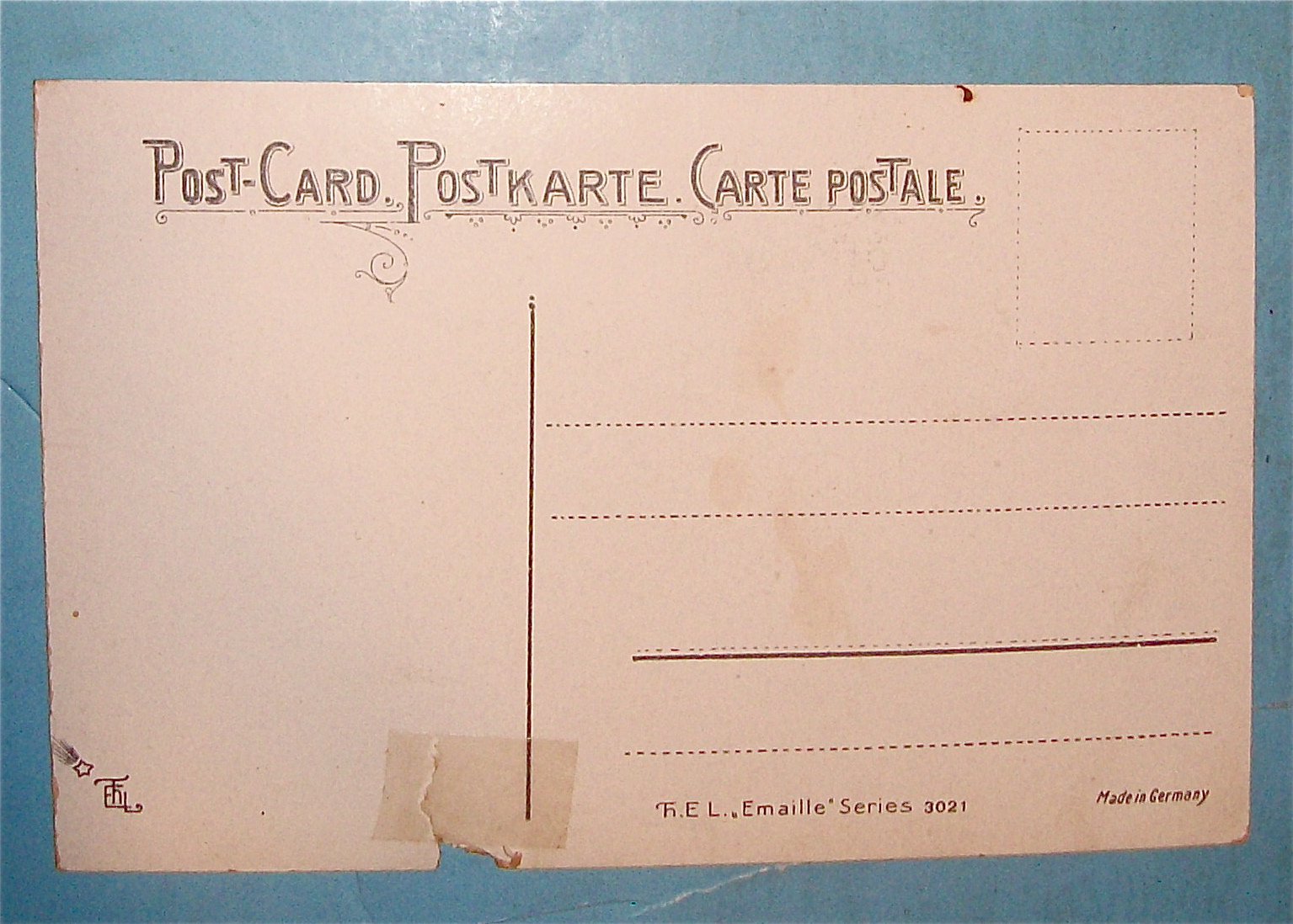 A Sweet Little Artist Postcard