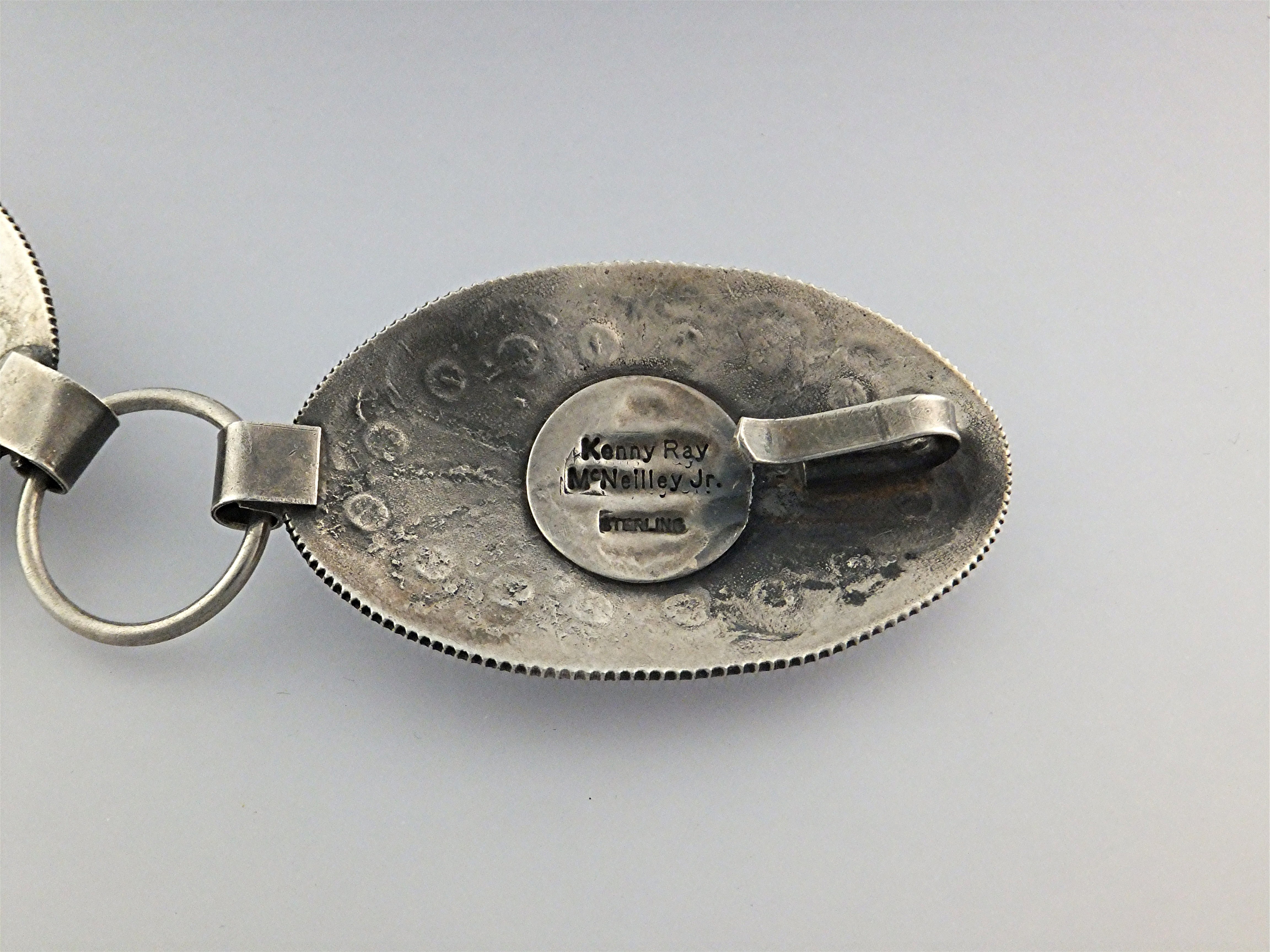 Belt Sterling Silver Concho Kenny Ray McNeilly  Jr