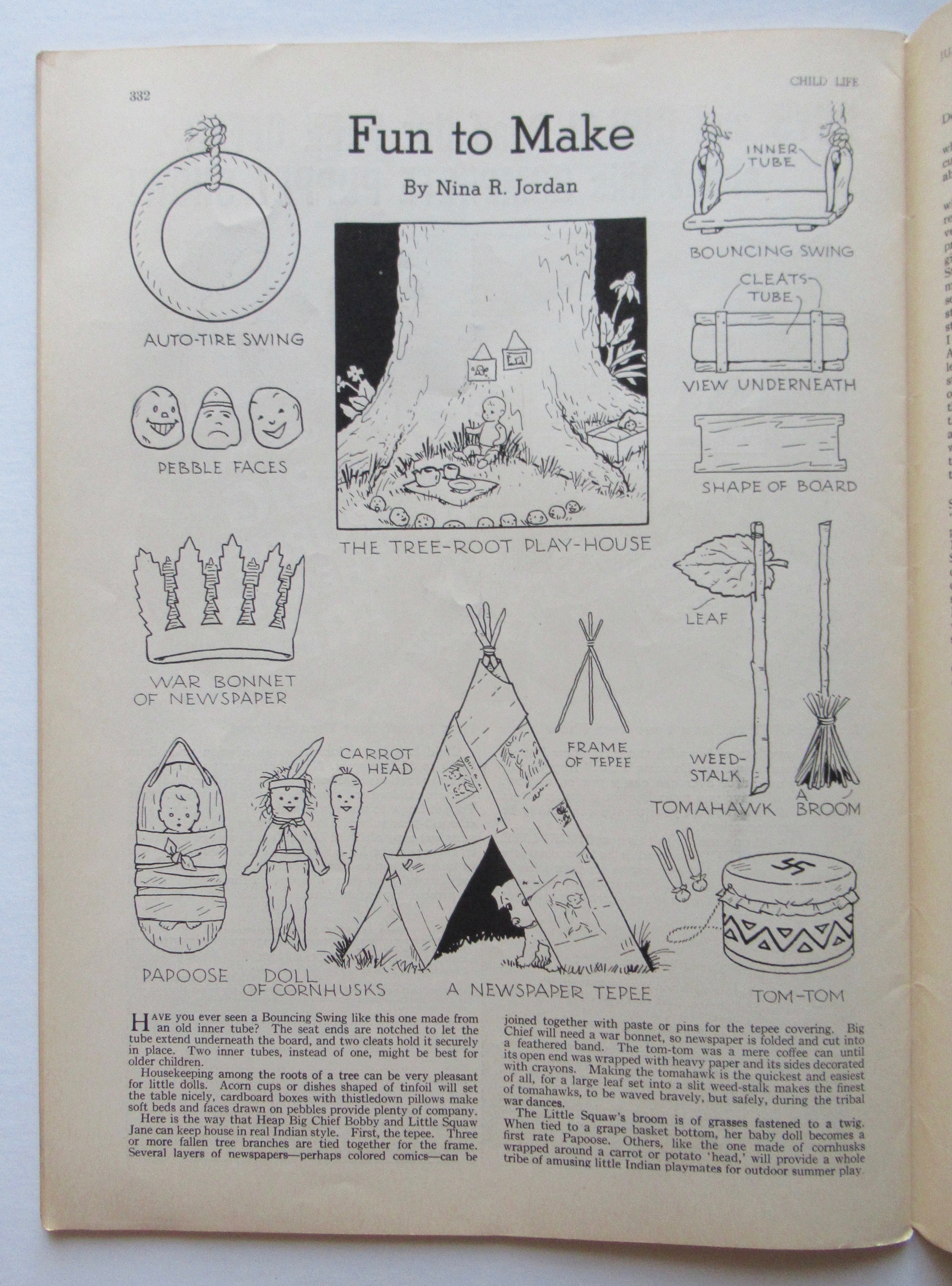 Child Life Magazine July 1936 Marie Lawson Cover