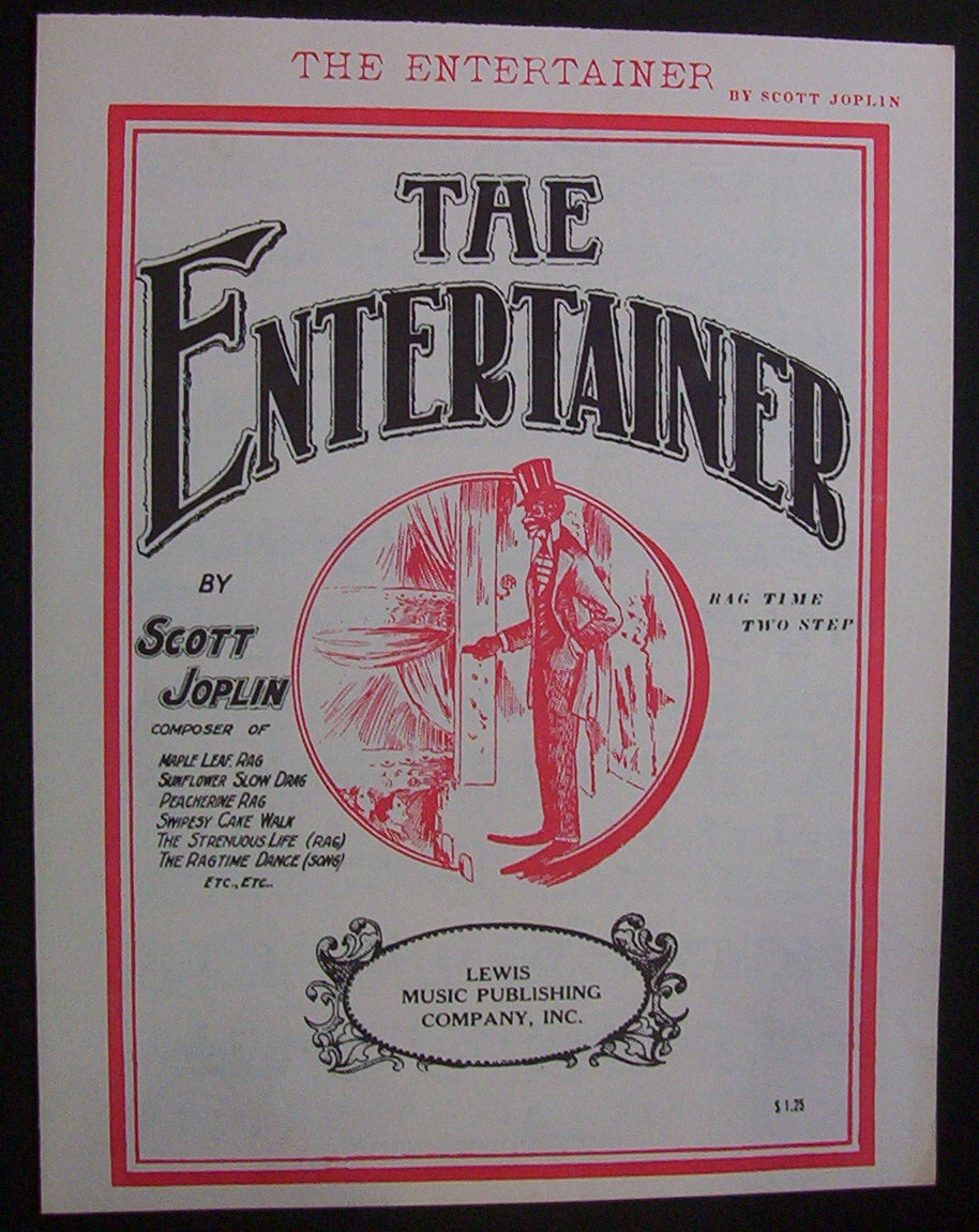 Sheet Music For 1972 The Entertainer