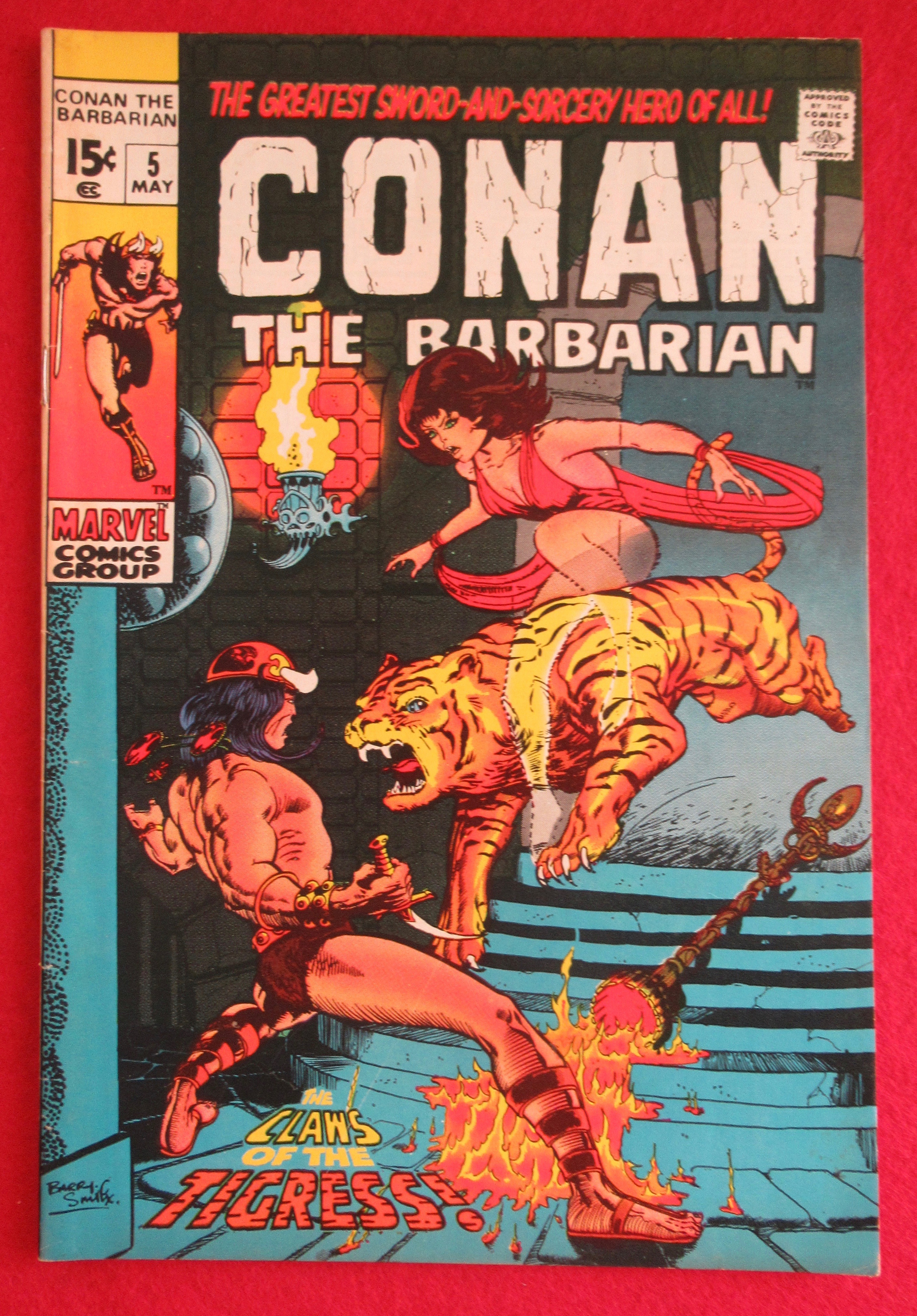 Conan The Barbarian Comic May 1971 Zukala's Daughter
