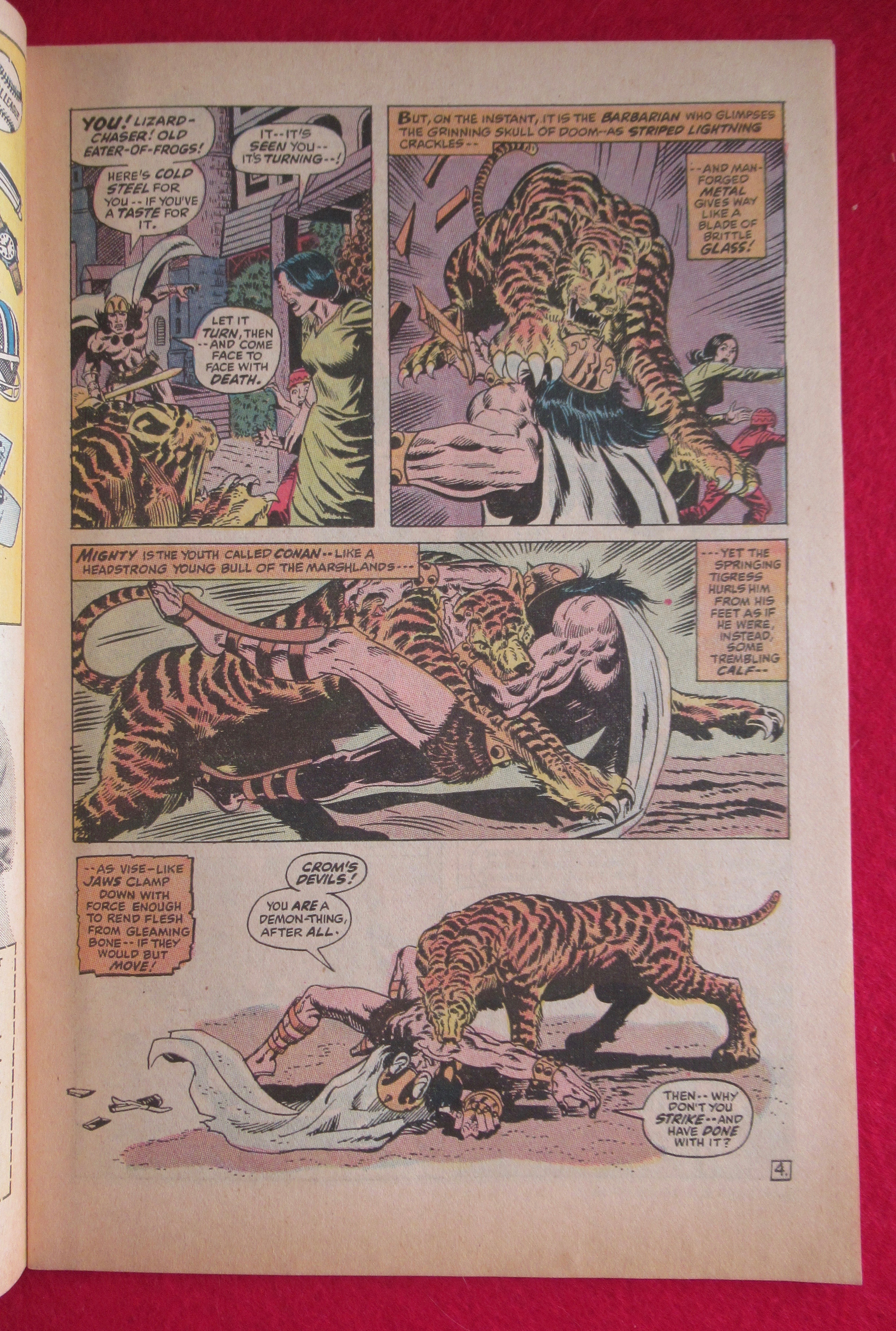 Conan The Barbarian Comic May 1971 Zukala's Daughter