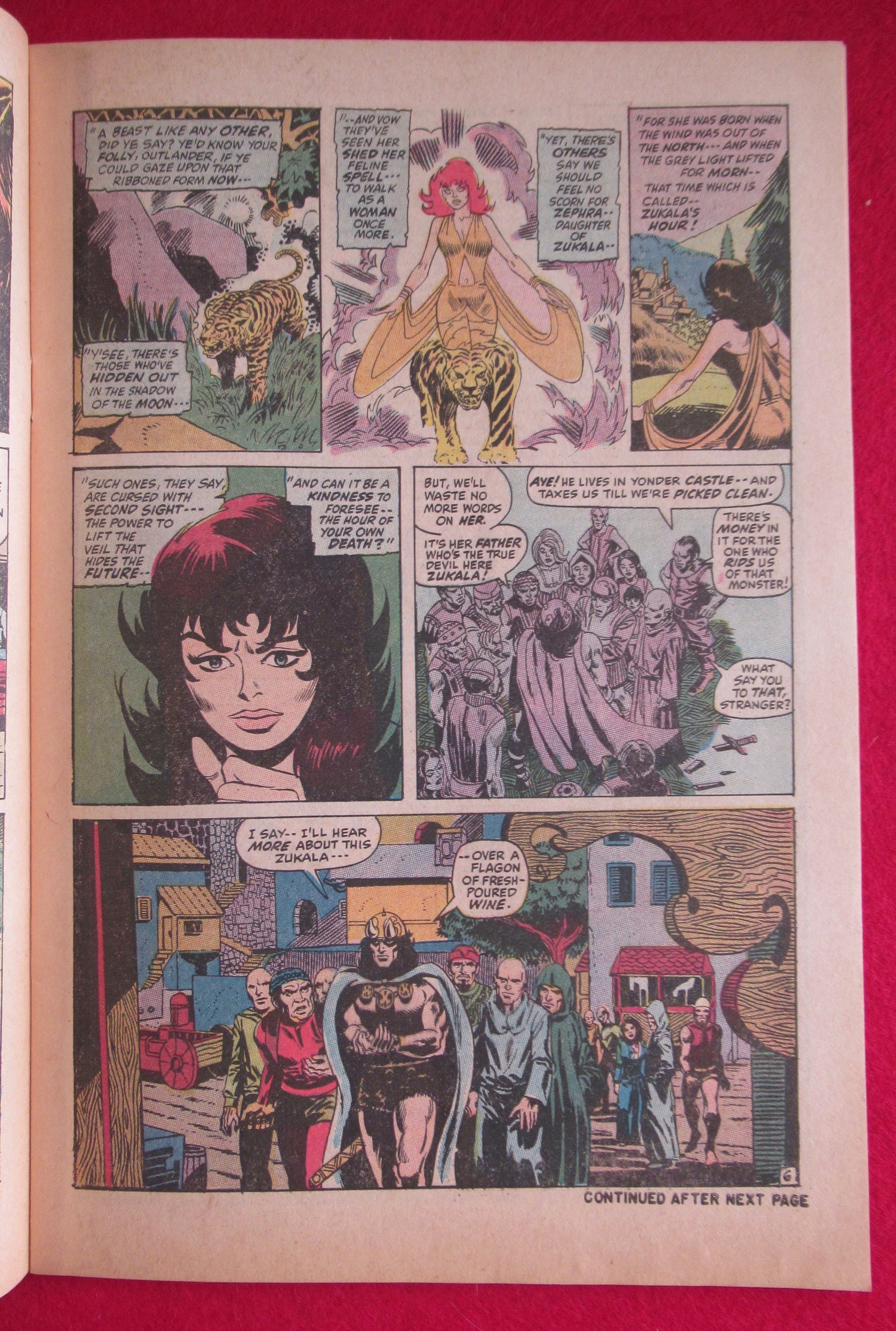 Conan The Barbarian Comic May 1971 Zukala's Daughter