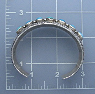 Native American BRYANT WAATSA Sterling Silver Turquoise