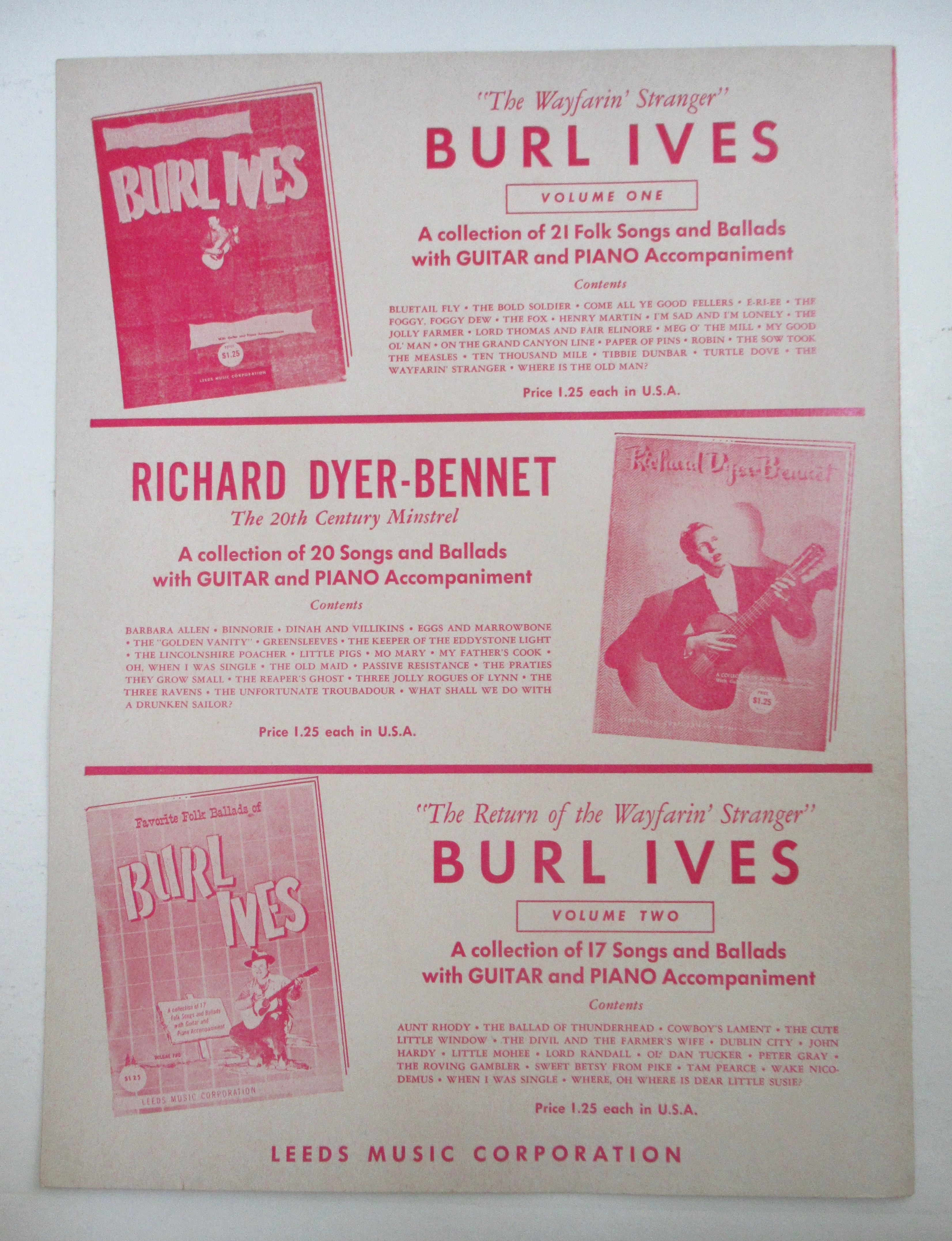 1944 Till Then Sheet Music Hilltoppers Cover