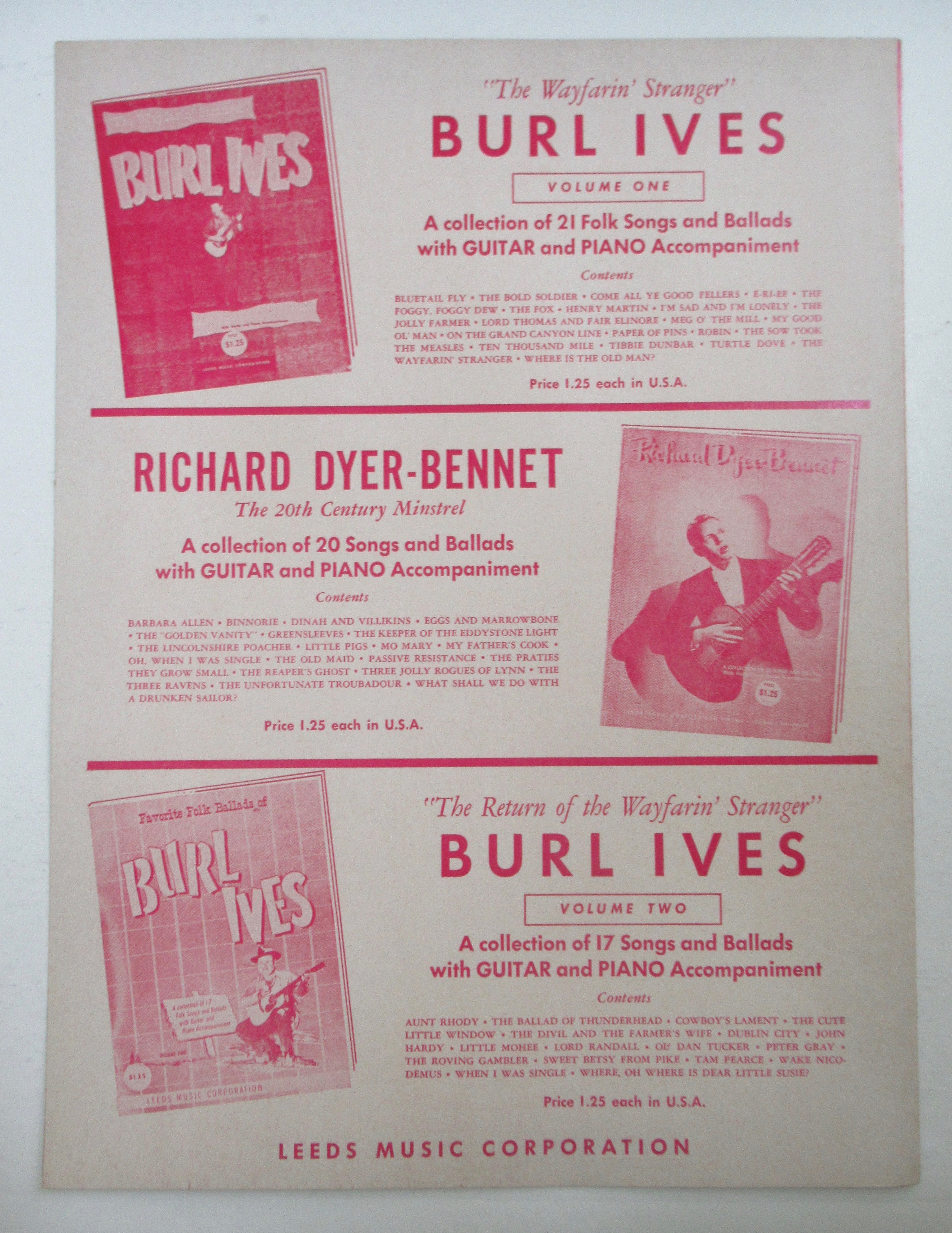 1944 Till Then Sheet Music Hilltoppers Cover