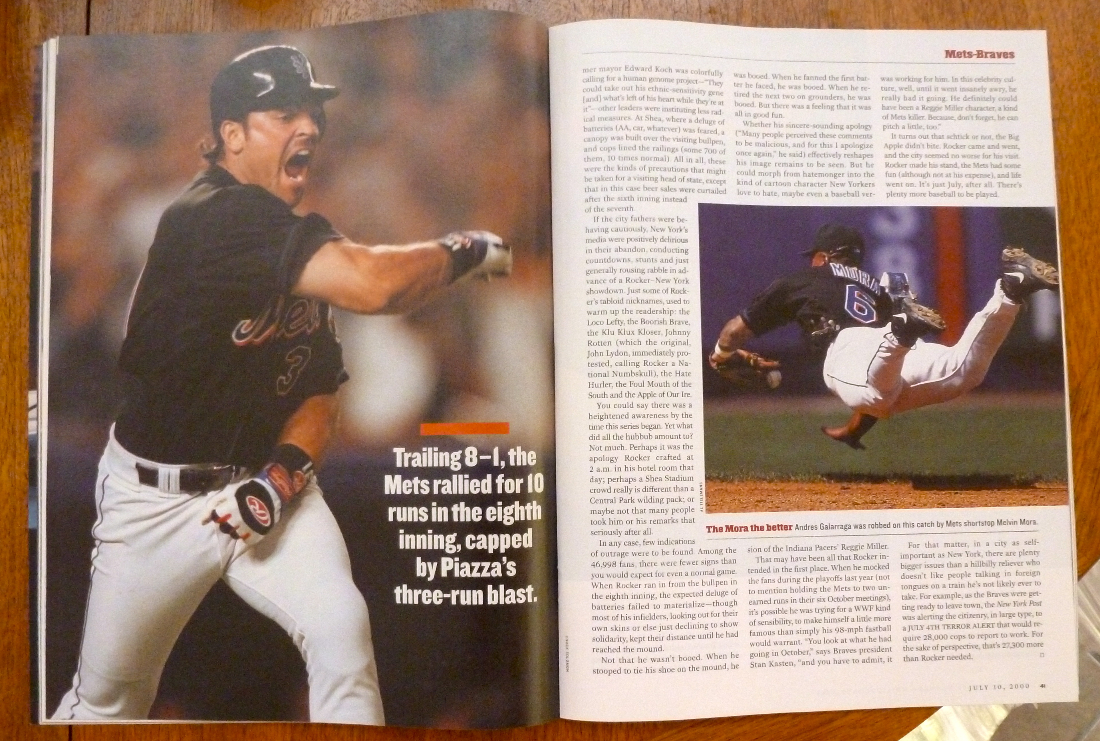 Sports Illustrated Magazine -July 10, 2000- David Wells