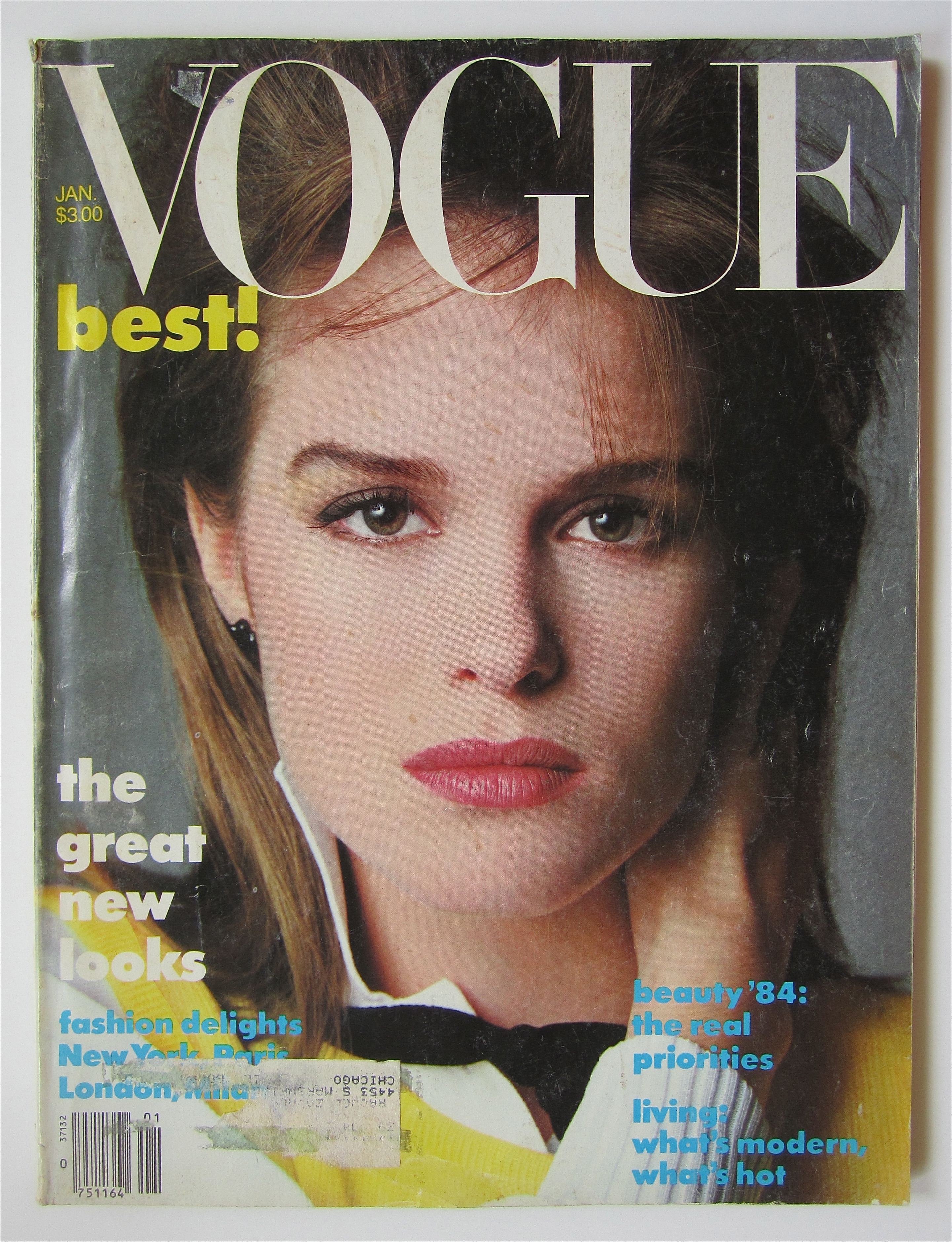 Vogue Magazine January 1984 Jacki Adams