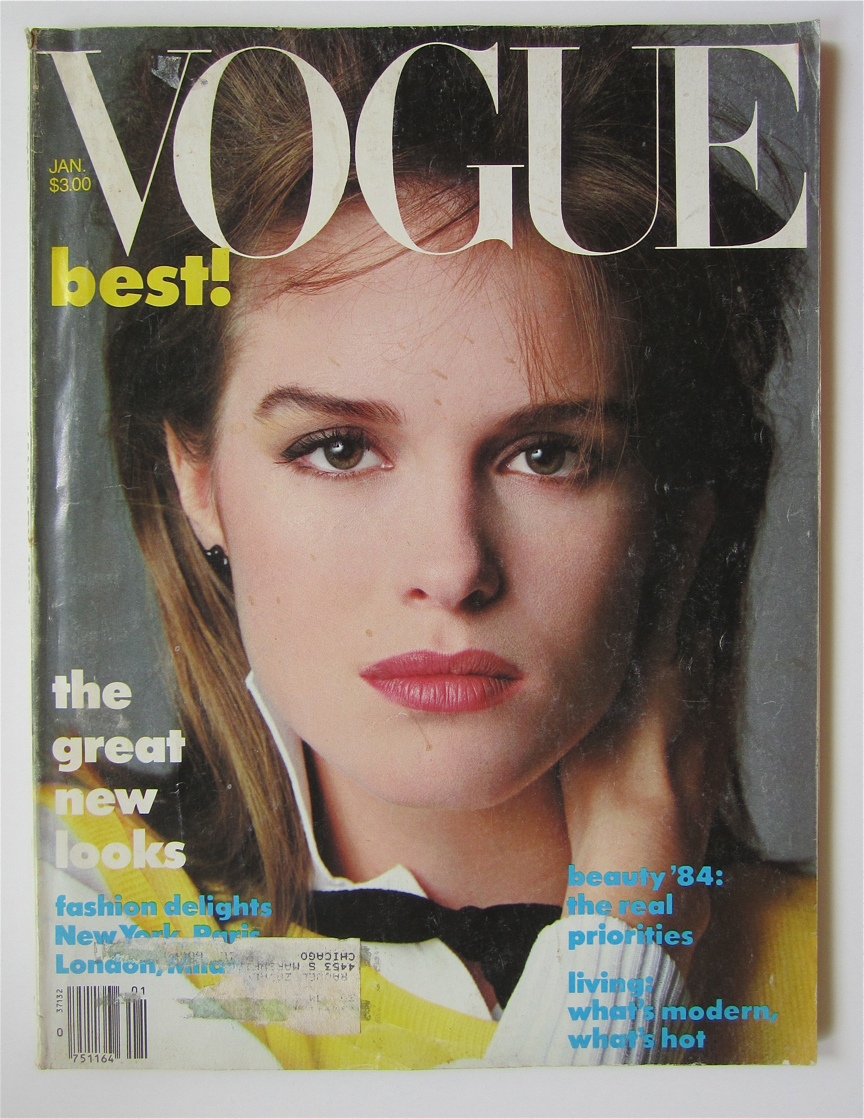 Vogue Magazine January 1984 Jacki Adams