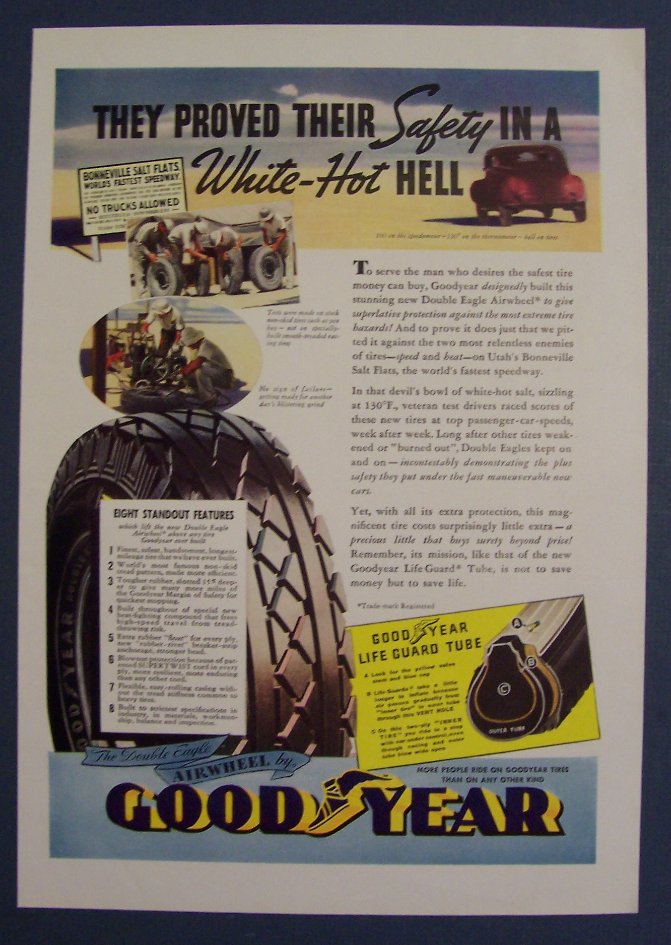 1936 Goodyear Tires with Their Safety