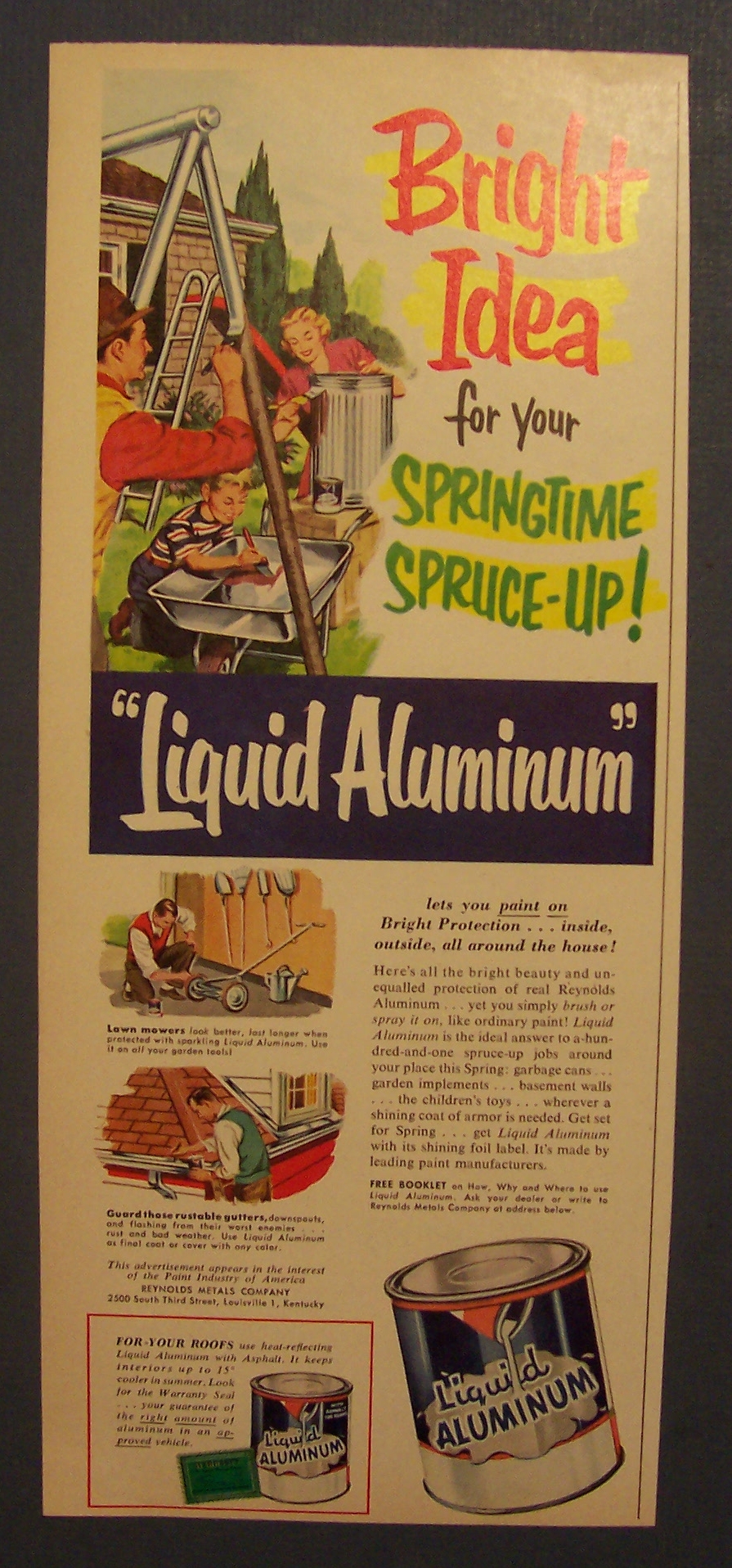 1954 Liquid Aluminum