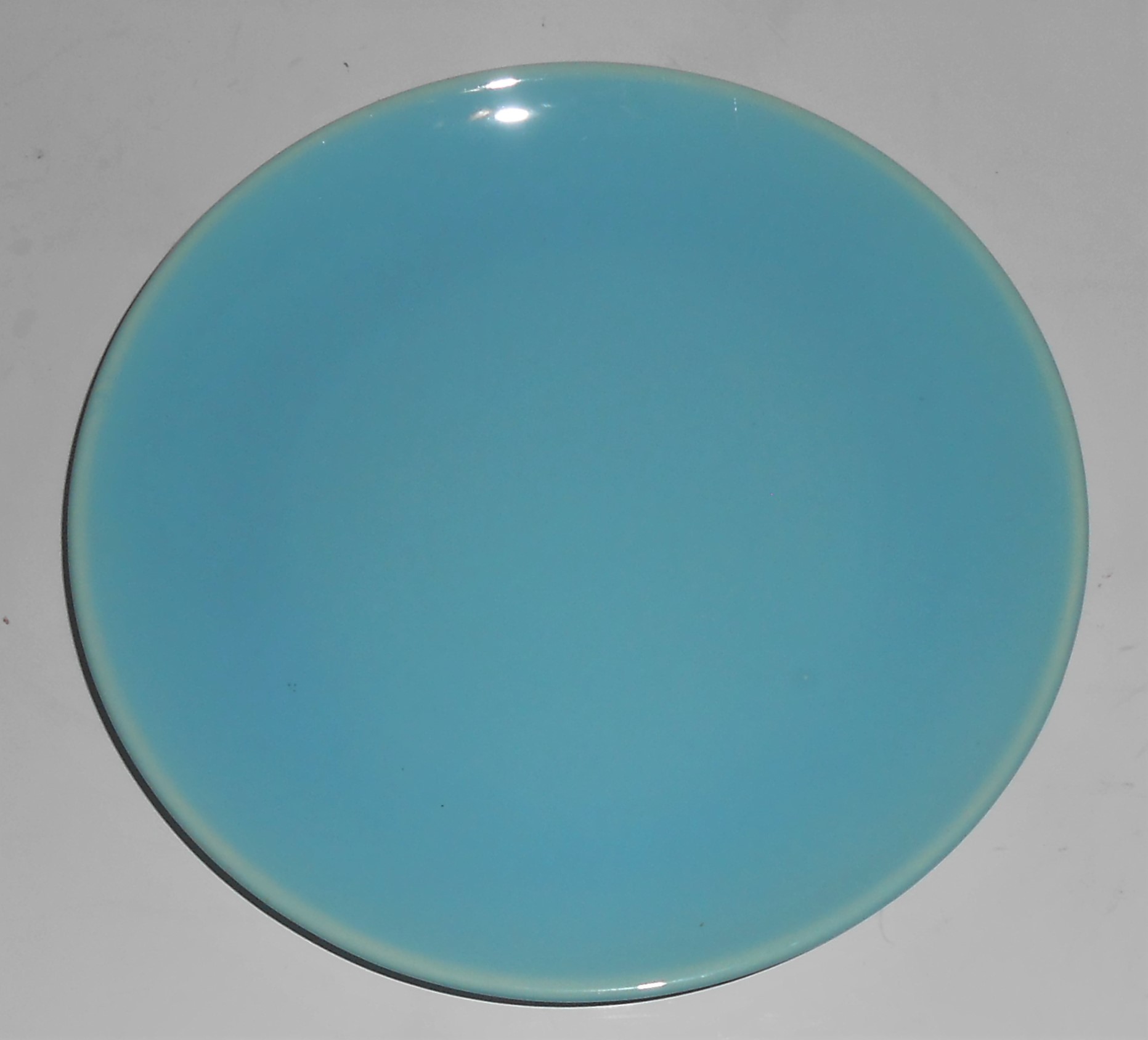 Catalina Pottery Rancho Ware Gloss Turquoise Dessert Pl