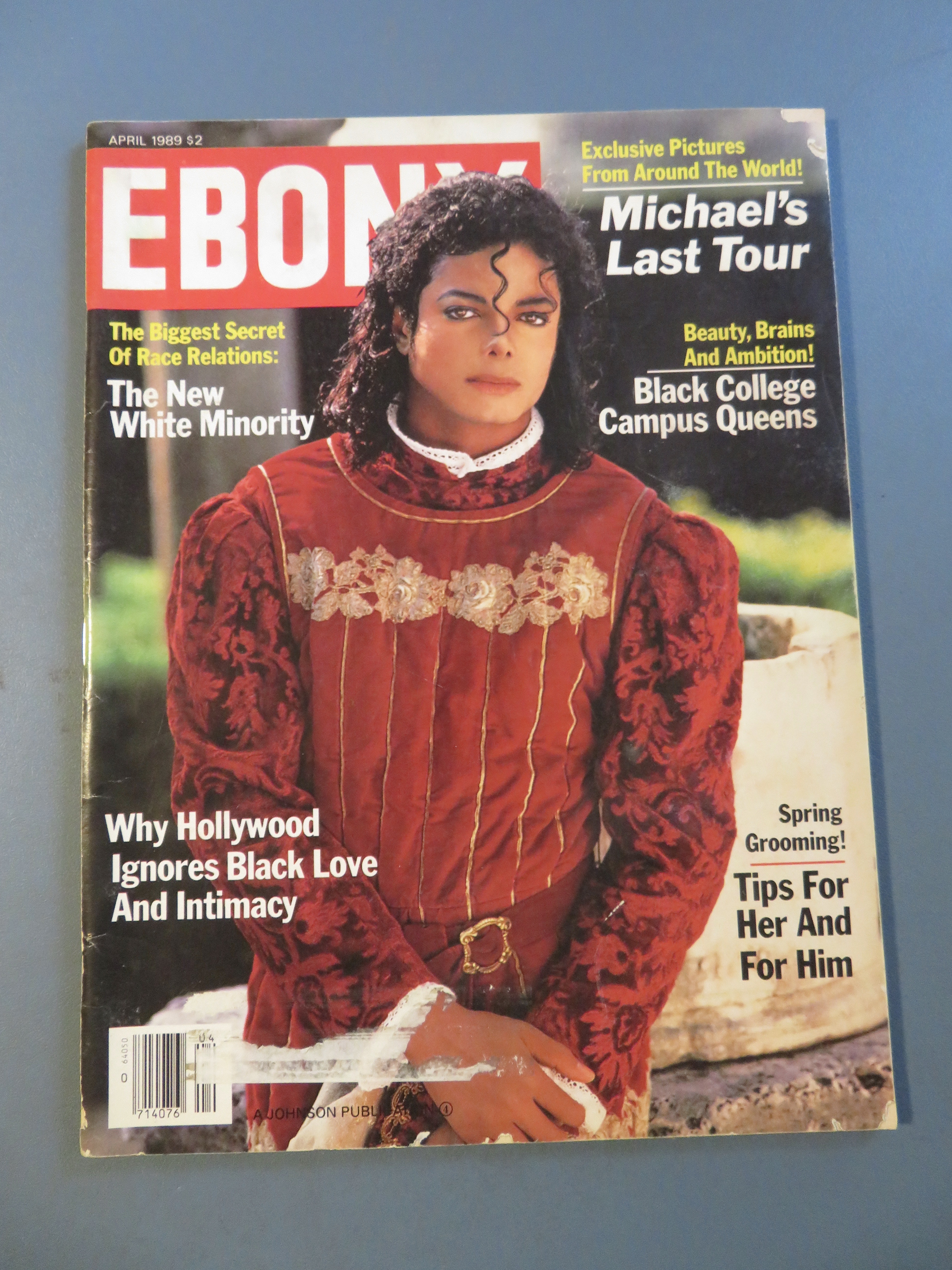 Ebony Magazine April 1989 Michael Jackson
