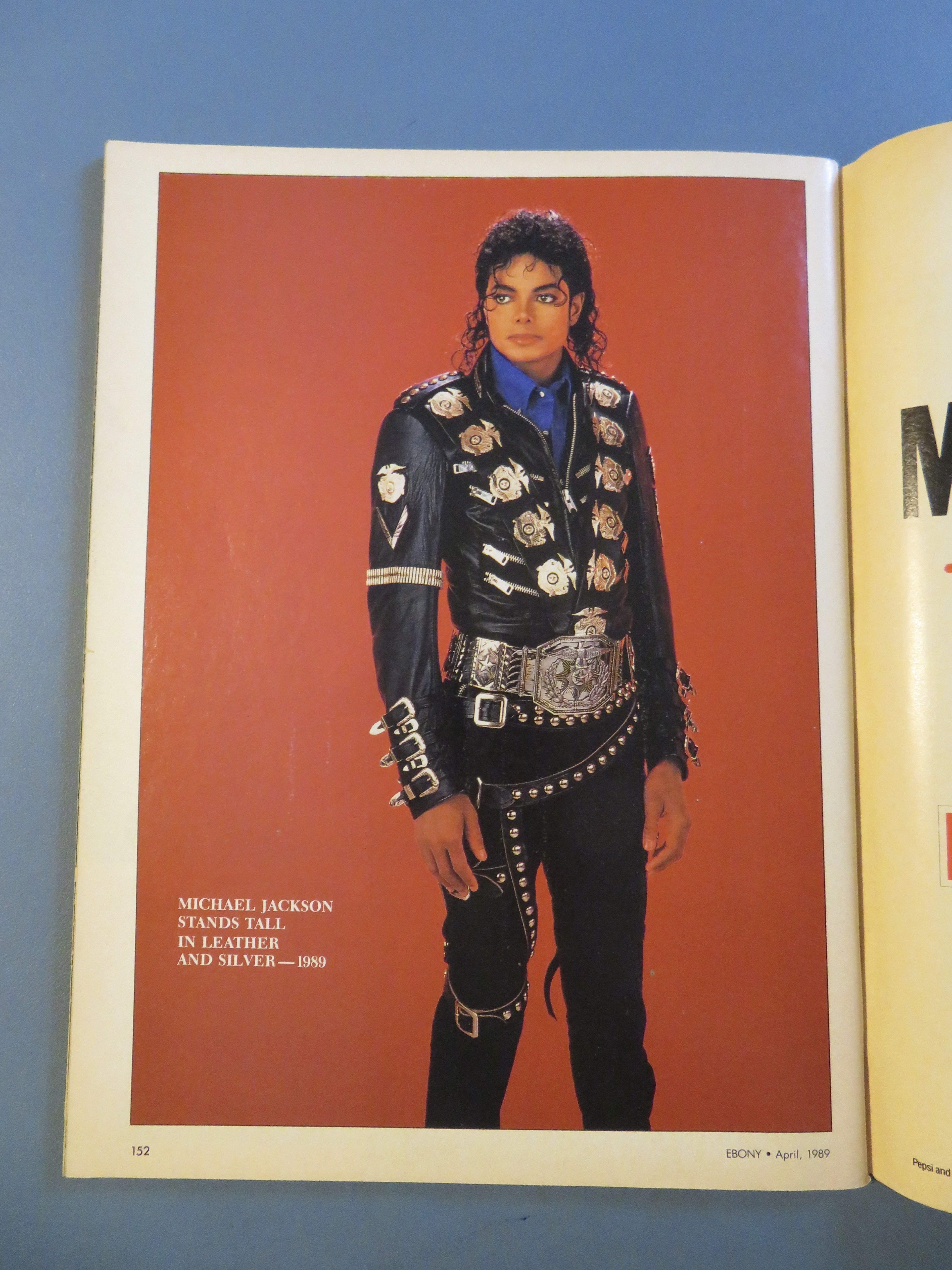 Ebony Magazine April 1989 Michael Jackson