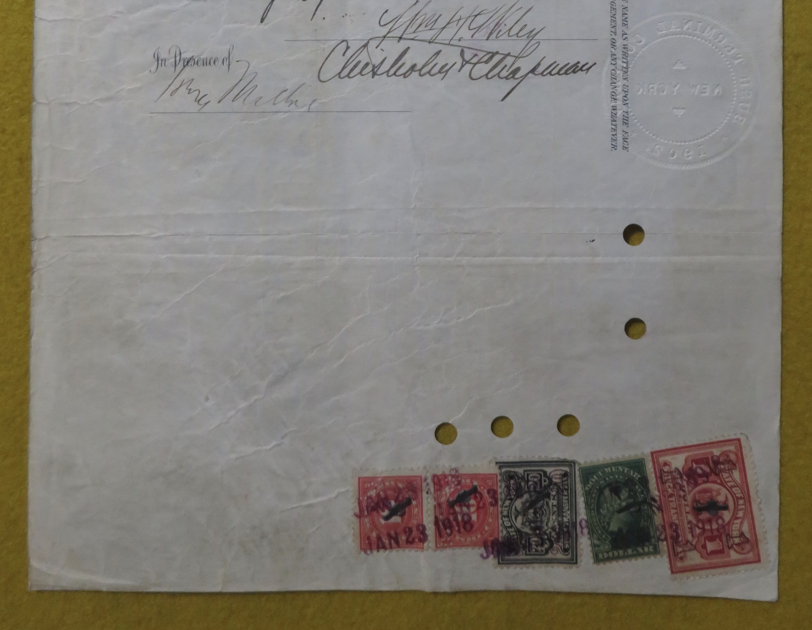 Bush Terminal Company Stock Certificate May 9, 1912