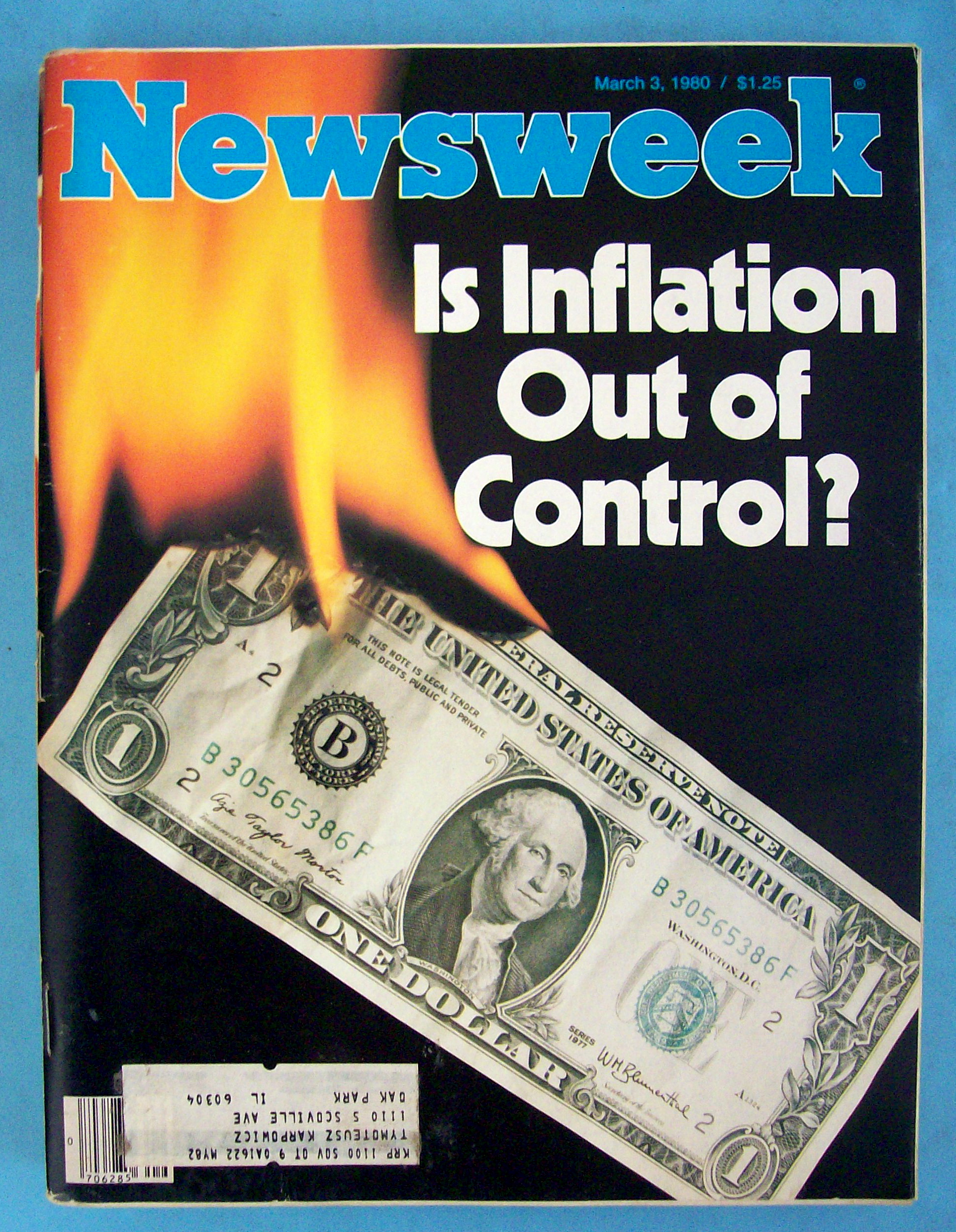 Newsweek Magazine - March 3, 1980 - Inflation