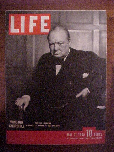 Life Magazine May 21, 1945 Winston Churchill (Part 1)