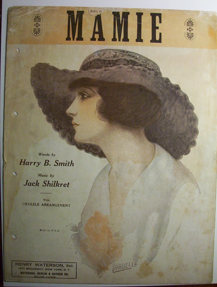 1924 Mamie Sheet Music By Smith & Shilkret