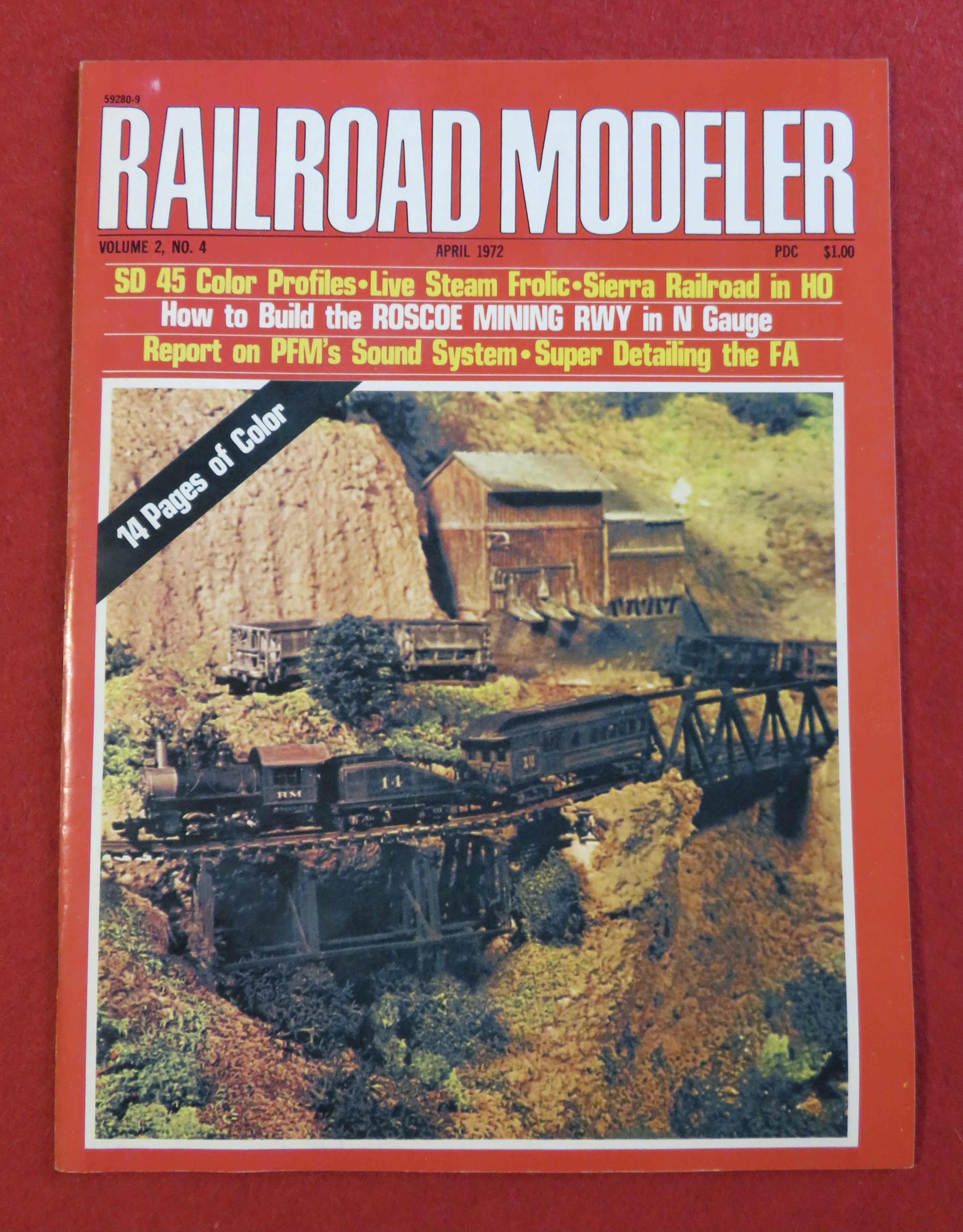 Railroad Modeler Magazine April 1972